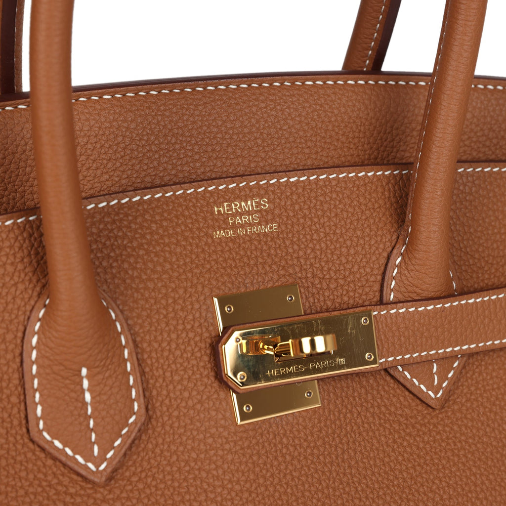 Hermes Birkin 35 Gold Togo Gold Hardware