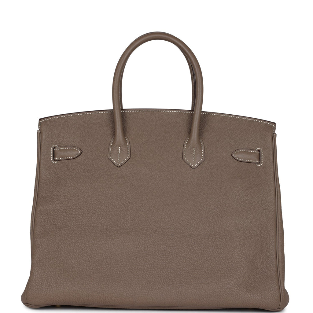 Hermes Birkin 35 Etoupe Togo Gold Hardware
