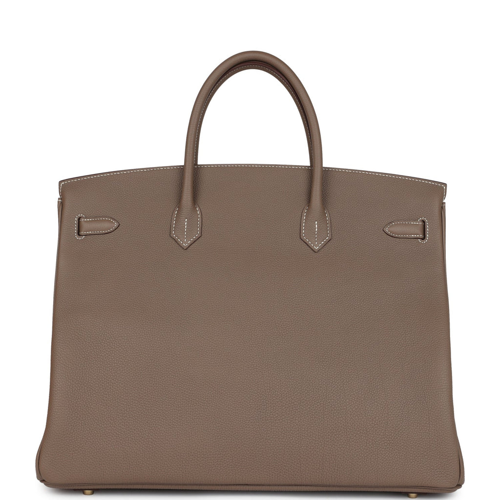 Hermes Birkin 40 Etoupe Togo Gold Hardware