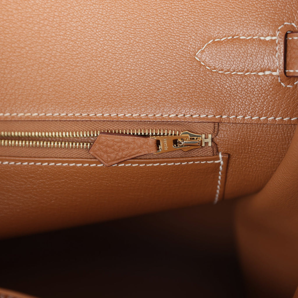 Hermes Birkin 35 Gold Togo Gold Hardware