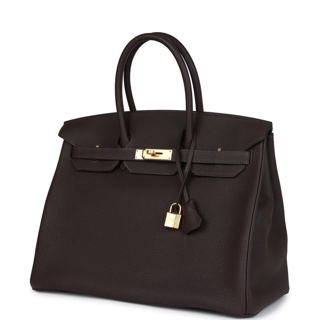 Hermes Birkin 35 Ecorce Togo Gold Hardware
