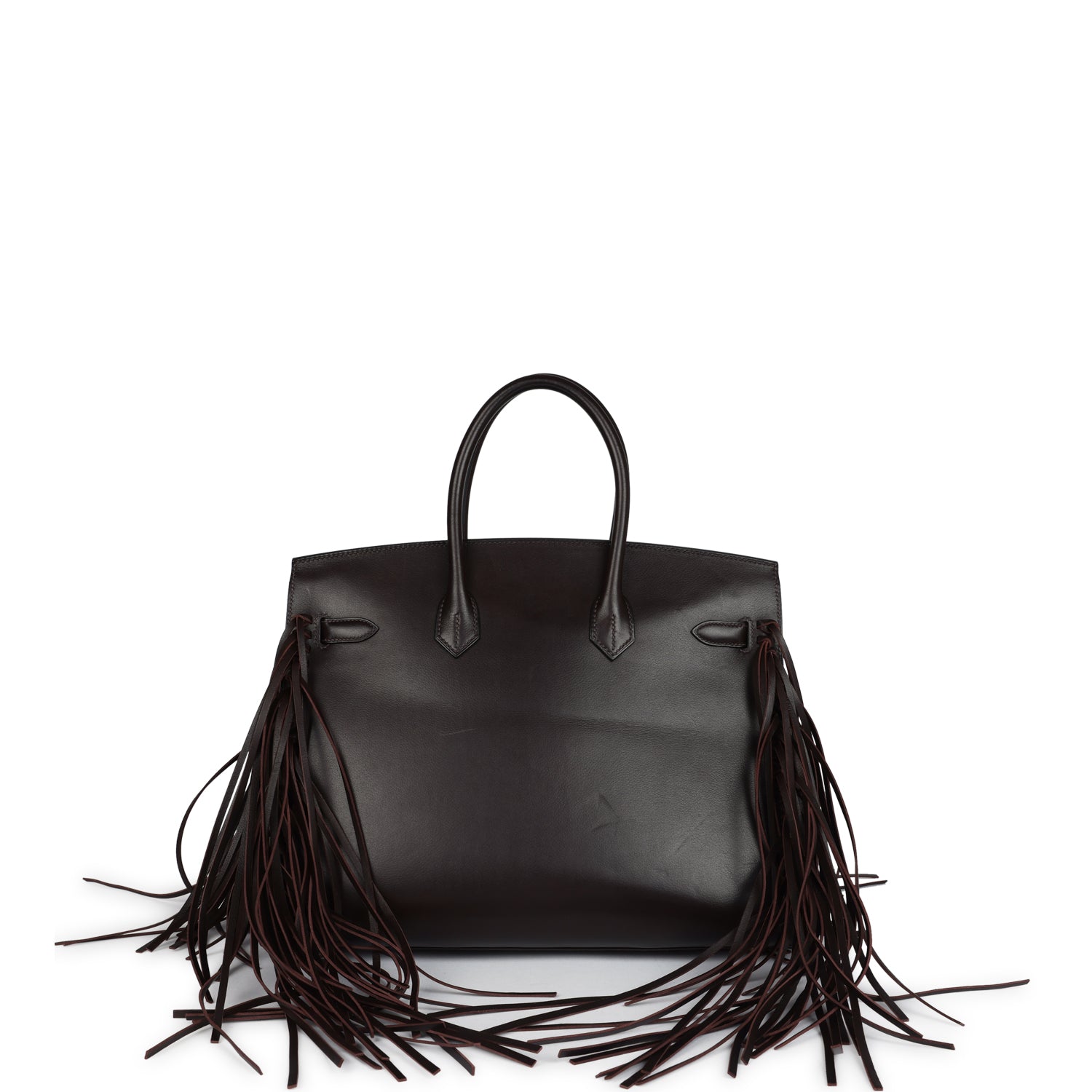 Hermes Anate Birkin 35 Chocolat Evergrain Gold Hardware