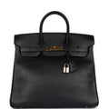 New Hermes HAC Birkin 32 Black Ardennes Gold Hardware