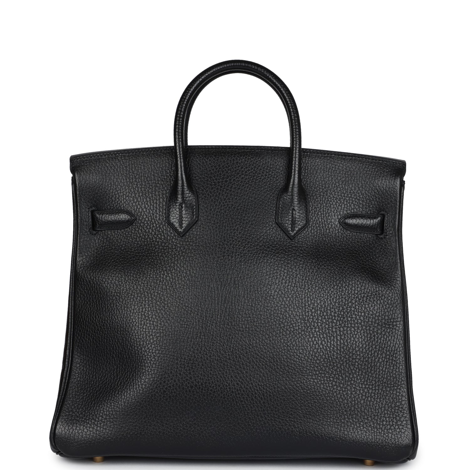 New Hermes HAC Birkin 32 Black Ardennes Gold Hardware