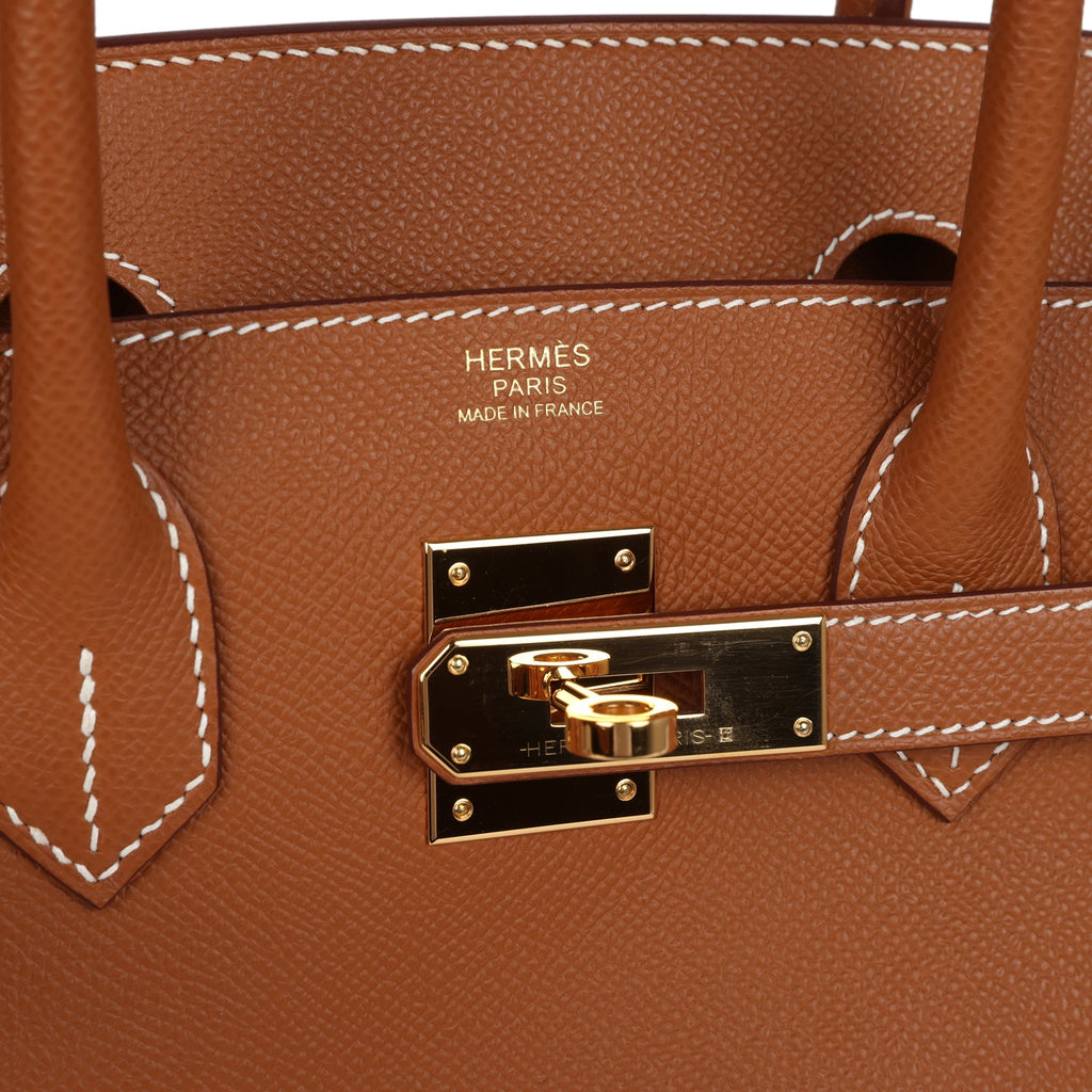 Hermes Birkin 30 Gold Epsom Gold Hardware