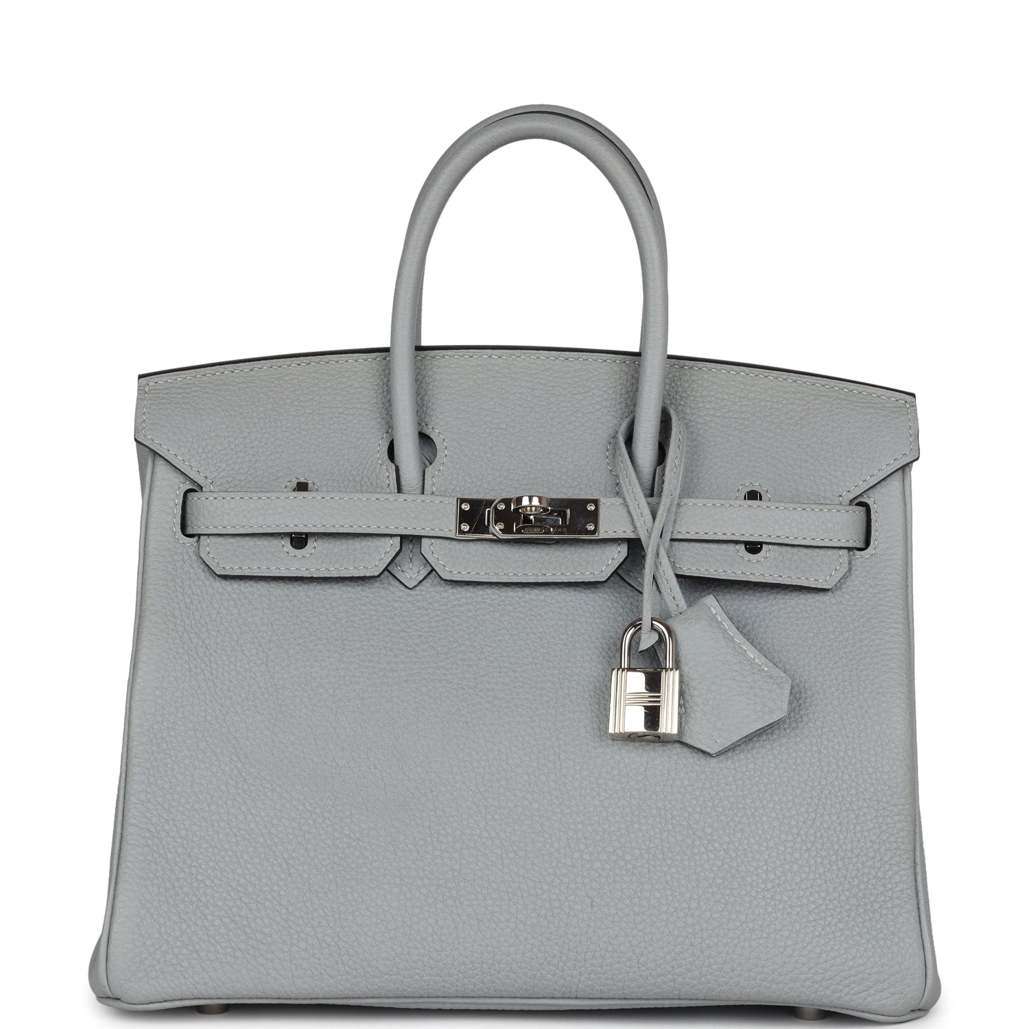 Hermes Birkin 25 Gris Mouette Togo Palladium Hardware