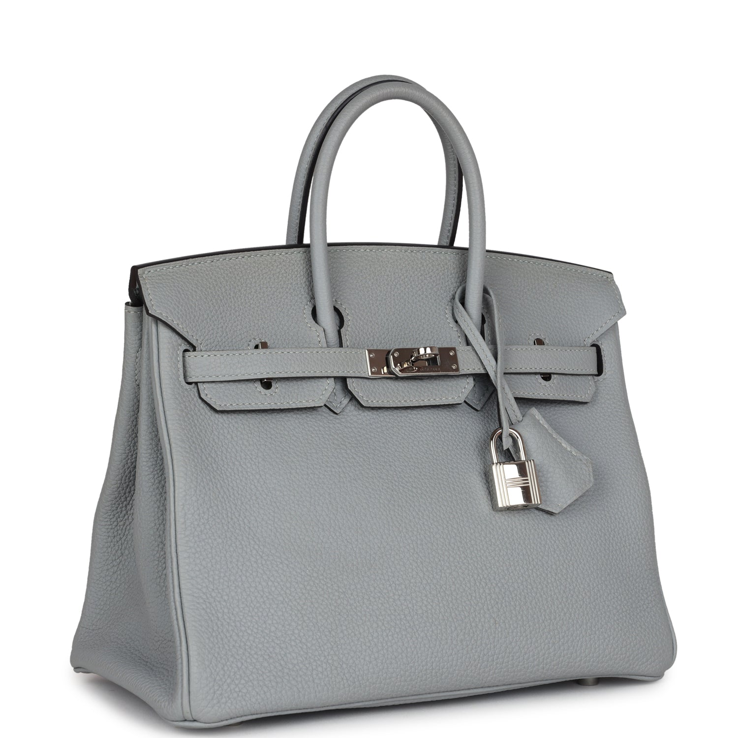 Hermes Birkin 25 Gris Mouette Togo Palladium Hardware