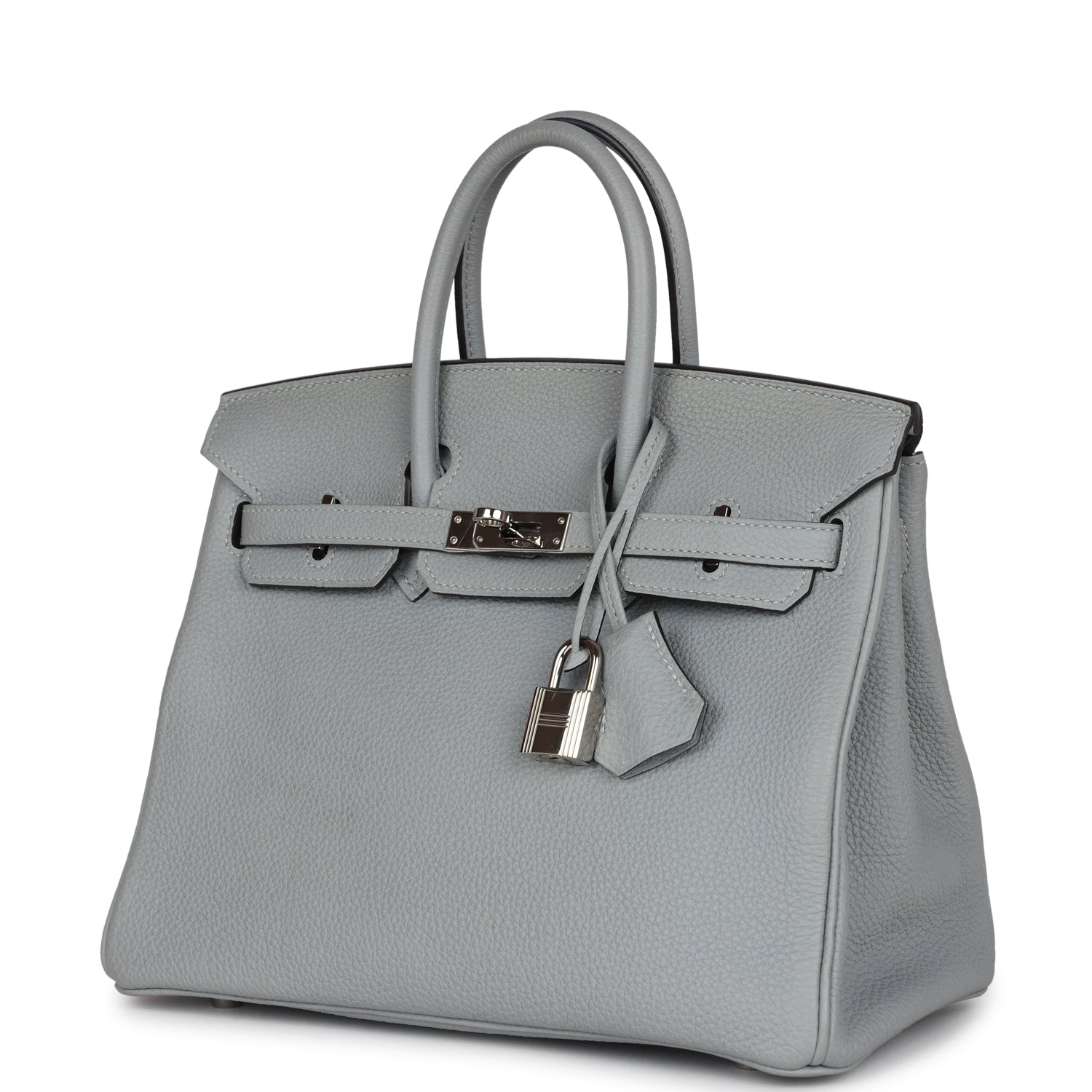 Hermes Birkin 25 Gris Mouette Togo Palladium Hardware