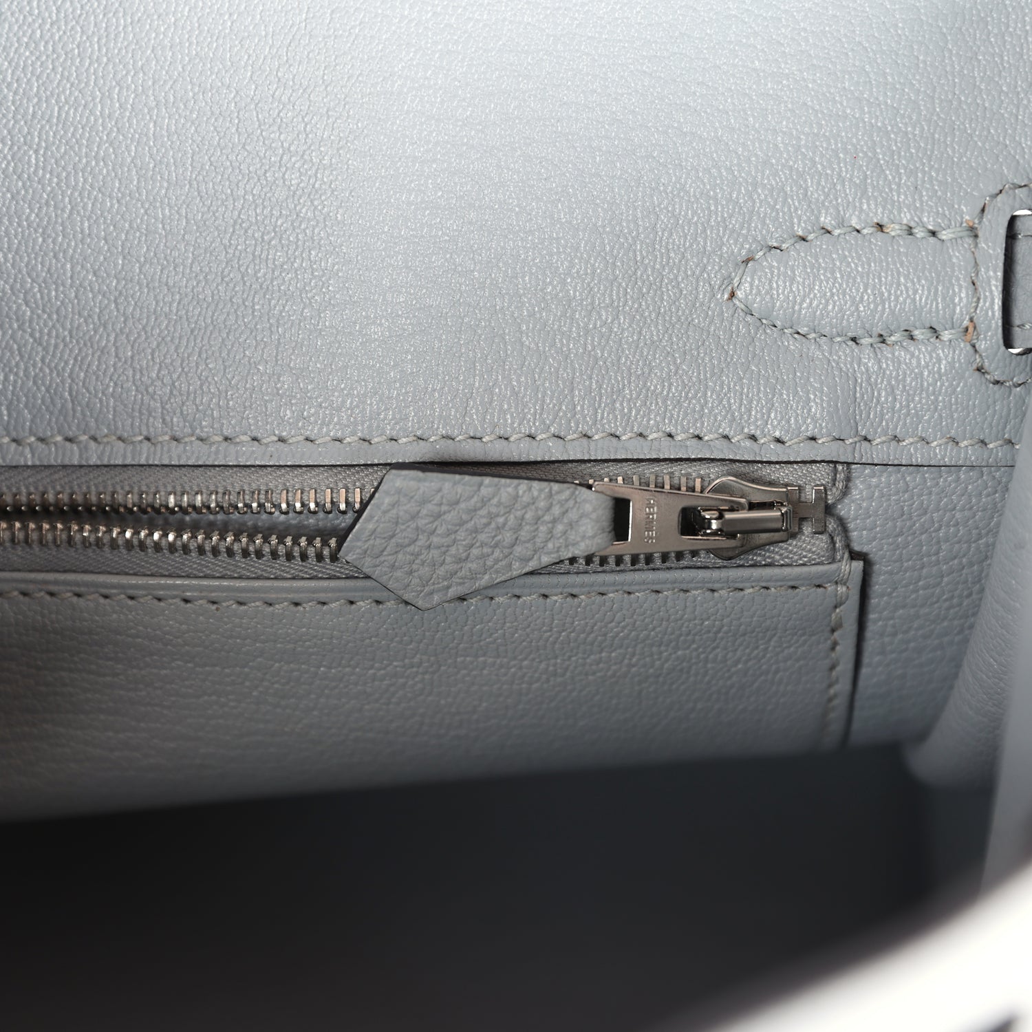 Hermes Birkin 25 Gris Mouette Togo Palladium Hardware
