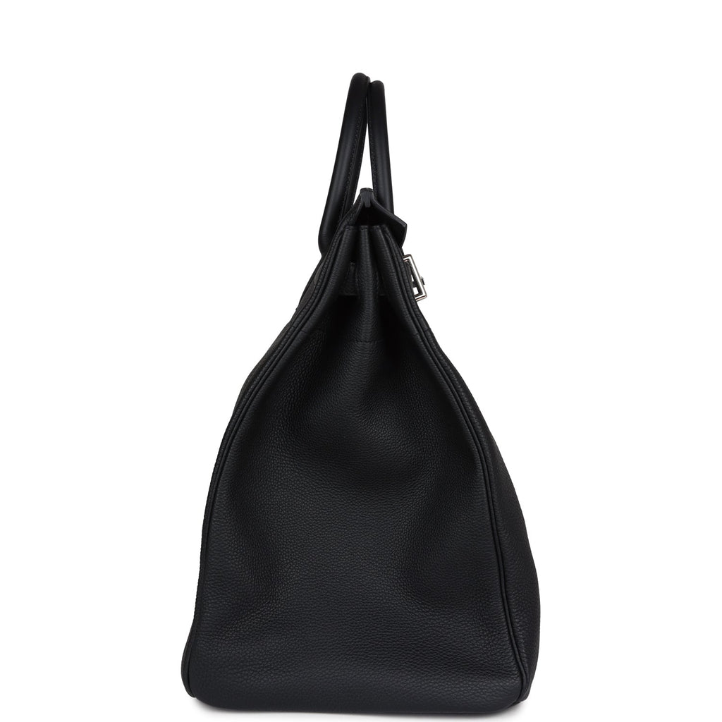 Hermes HAC Birkin 40 Black Togo Palladium Hardware