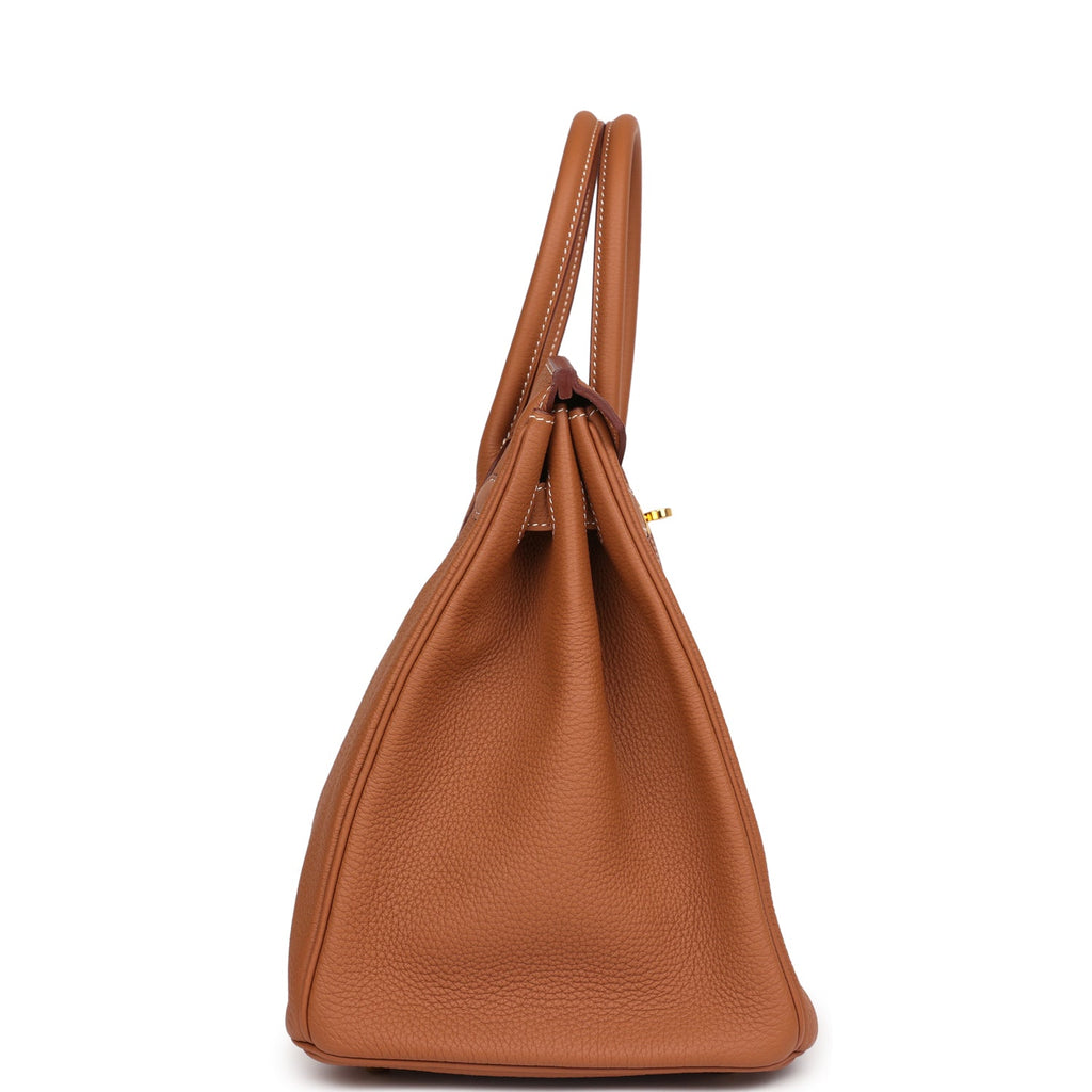 Hermes Birkin 35 Gold Togo Gold Hardware