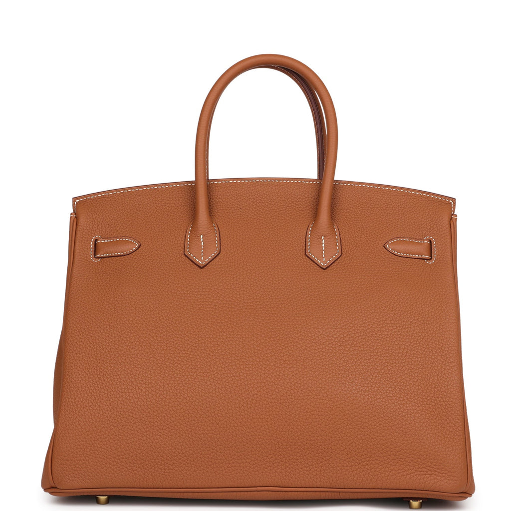 Hermes Birkin 35 Gold Togo Gold Hardware