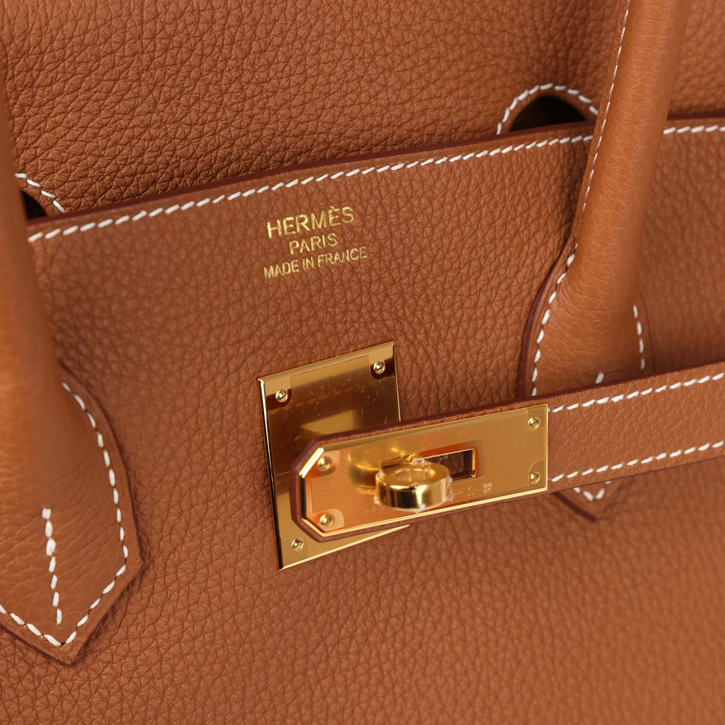 Hermes Birkin 35 Gold Togo Gold Hardware