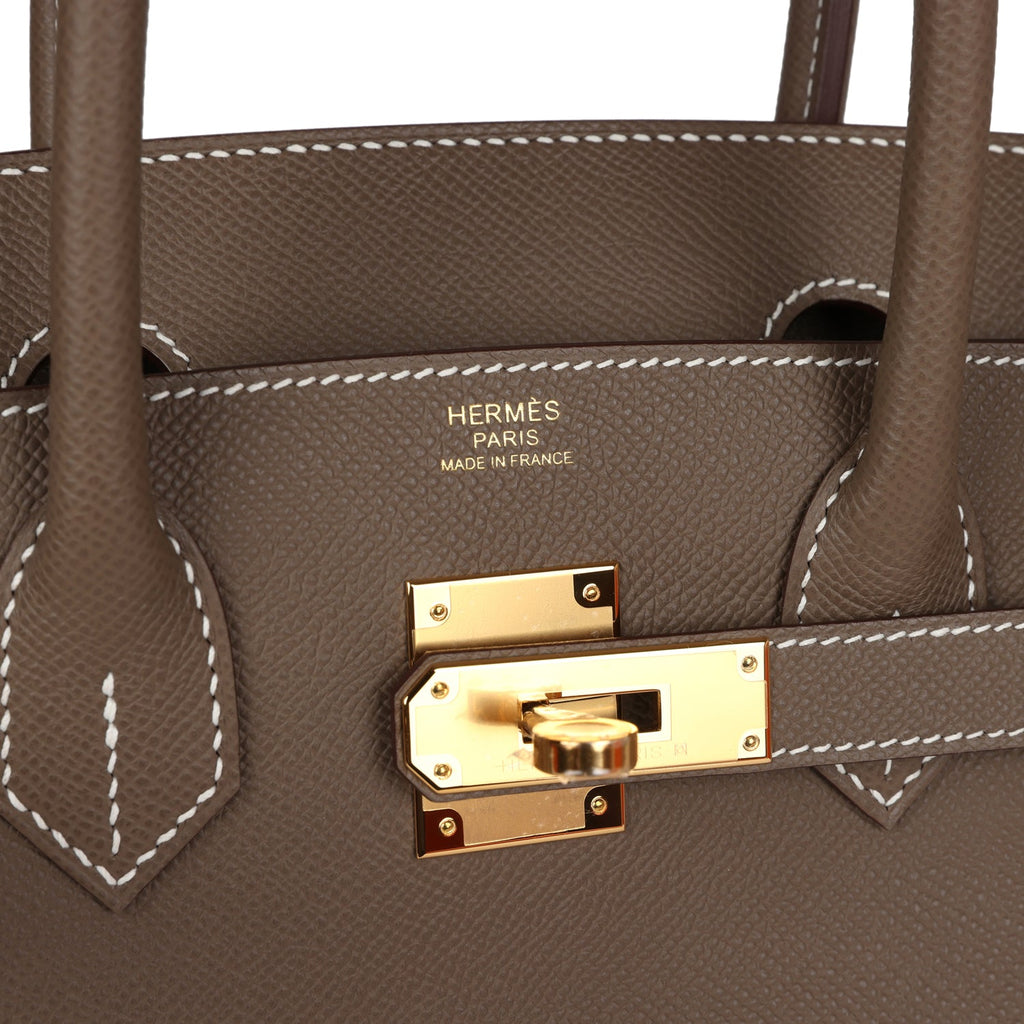 Hermes Birkin 30 Etoupe Epsom Gold Hardware (split payment)