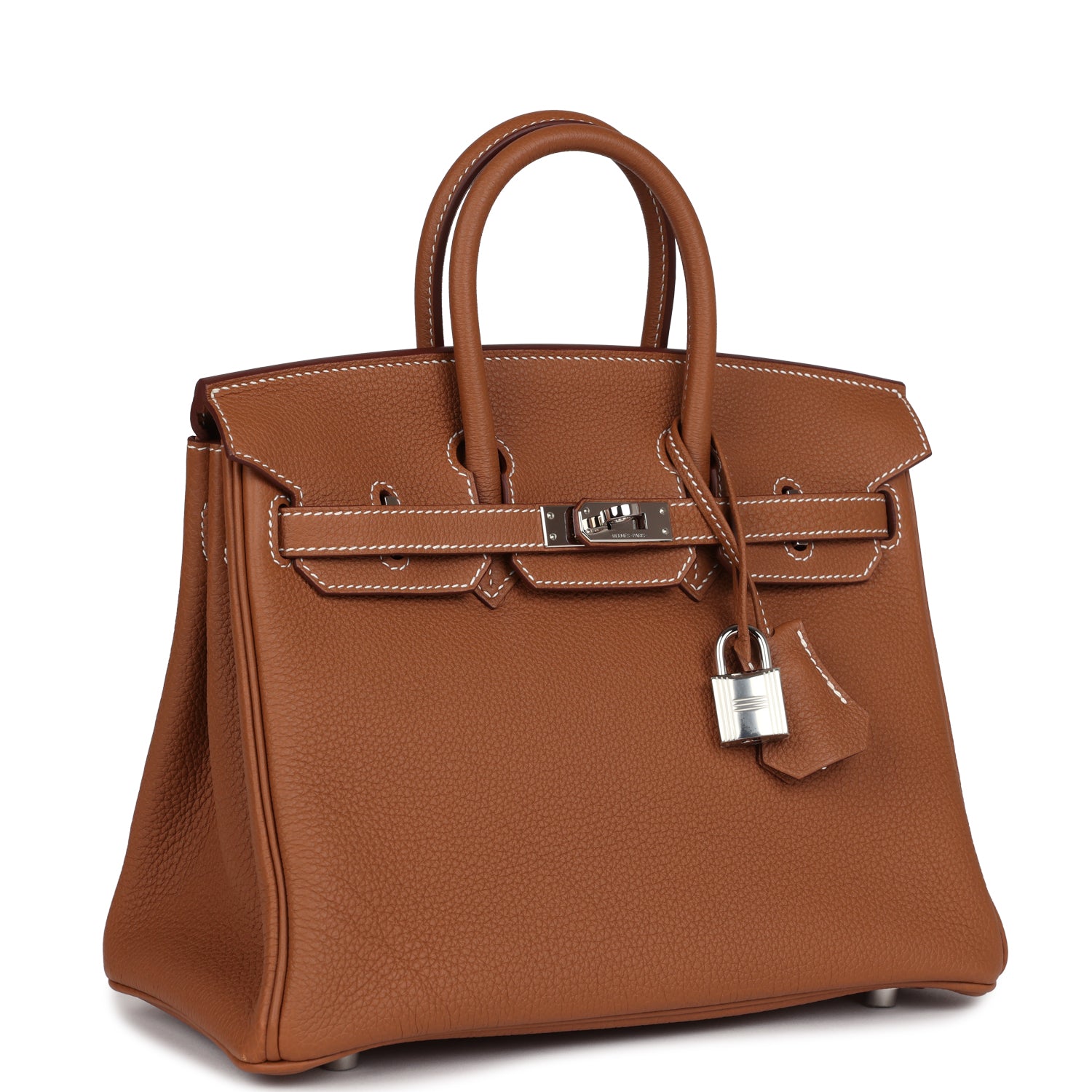 Hermes Birkin 25 Gold Togo Palladium Hardware