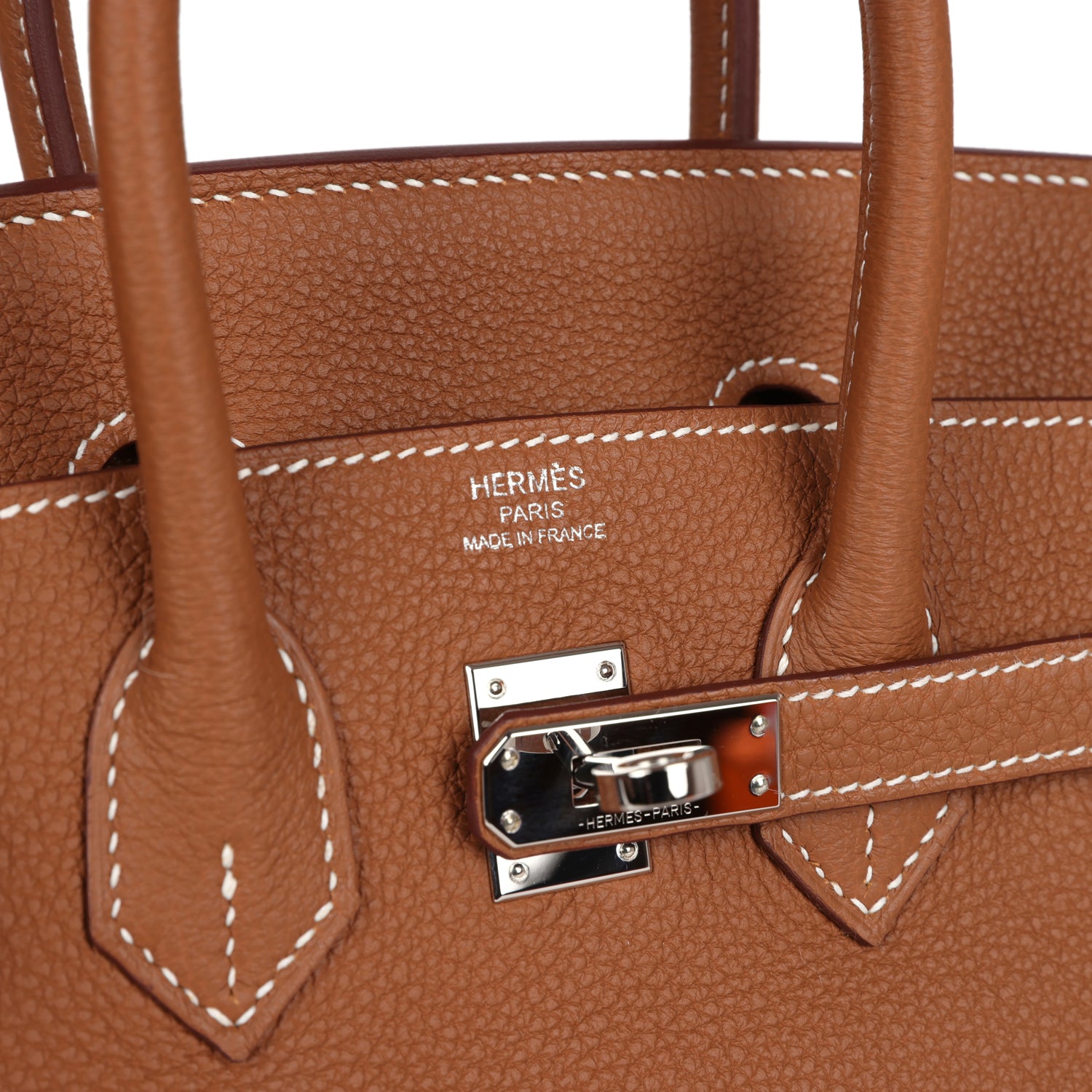 New Hermes Birkin 25 Gold Togo Palladium Hardware