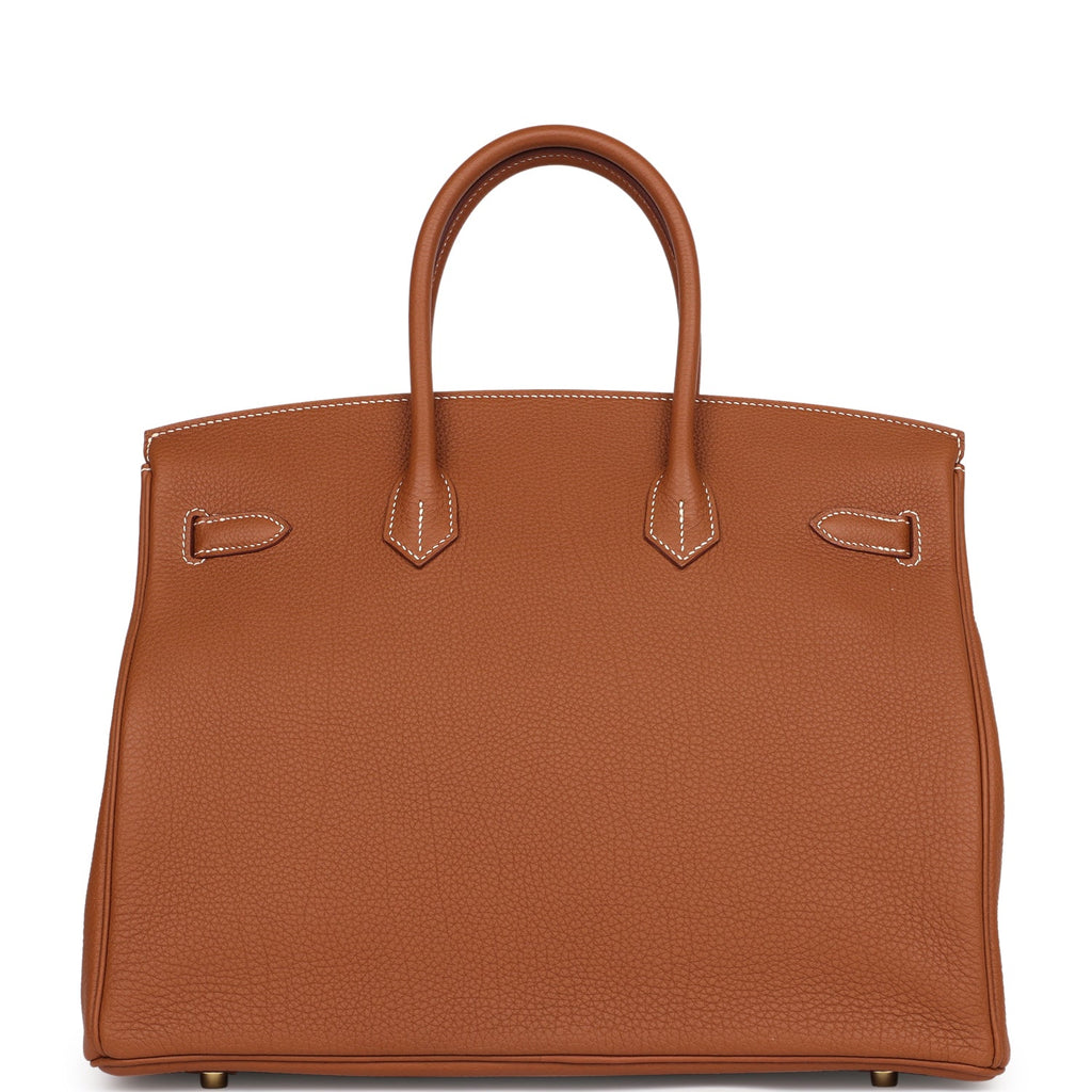 Hermes Birkin 35 Gold Togo Gold Hardware