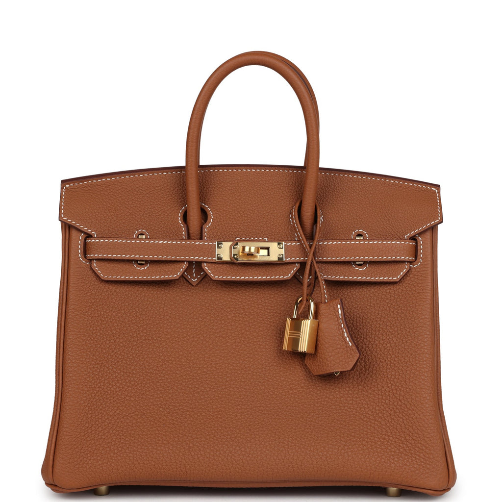 Hermes Birkin 25 Gold Togo Gold Hardware