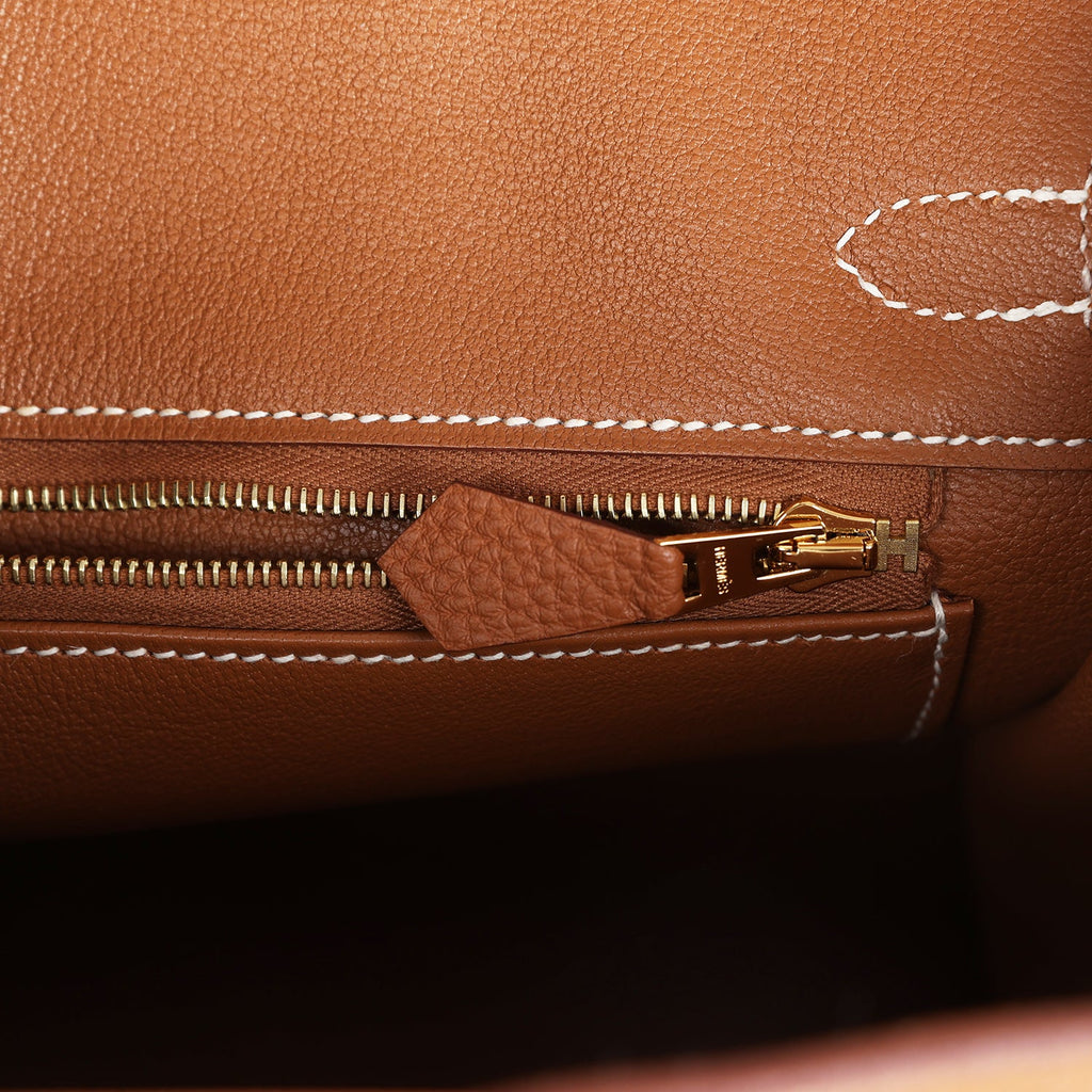 Hermes Birkin 25 Gold Togo Gold Hardware