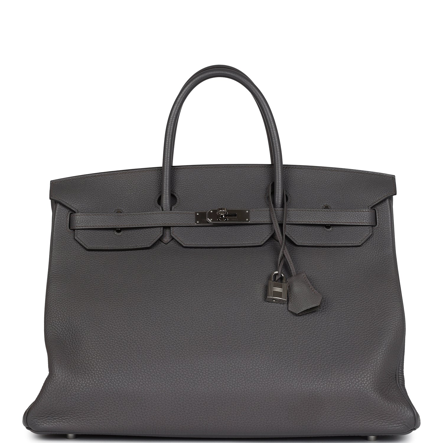 Hermes Birkin 40 Etain Togo Palladium Hardware