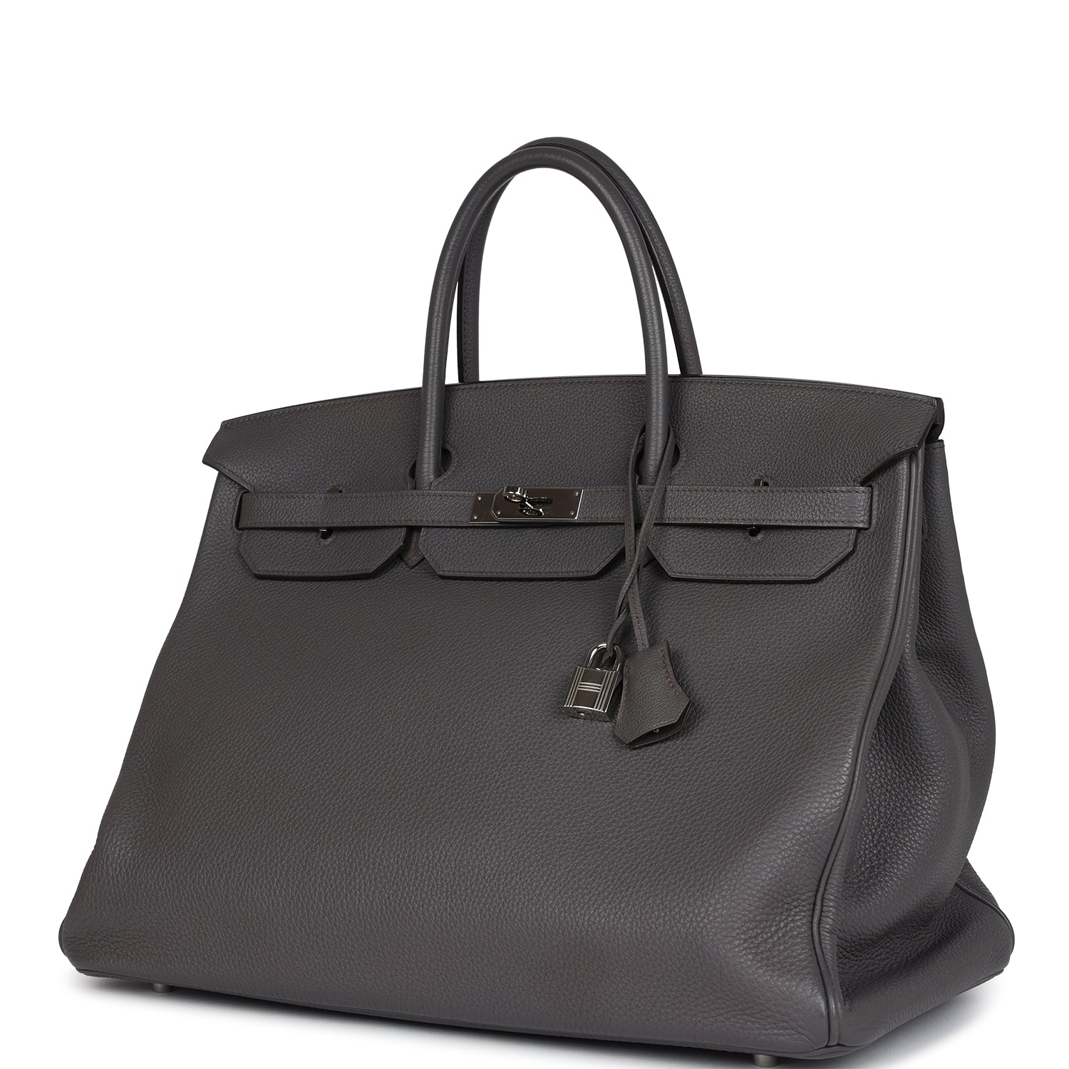 Hermes Birkin 40 Etain Togo Palladium Hardware