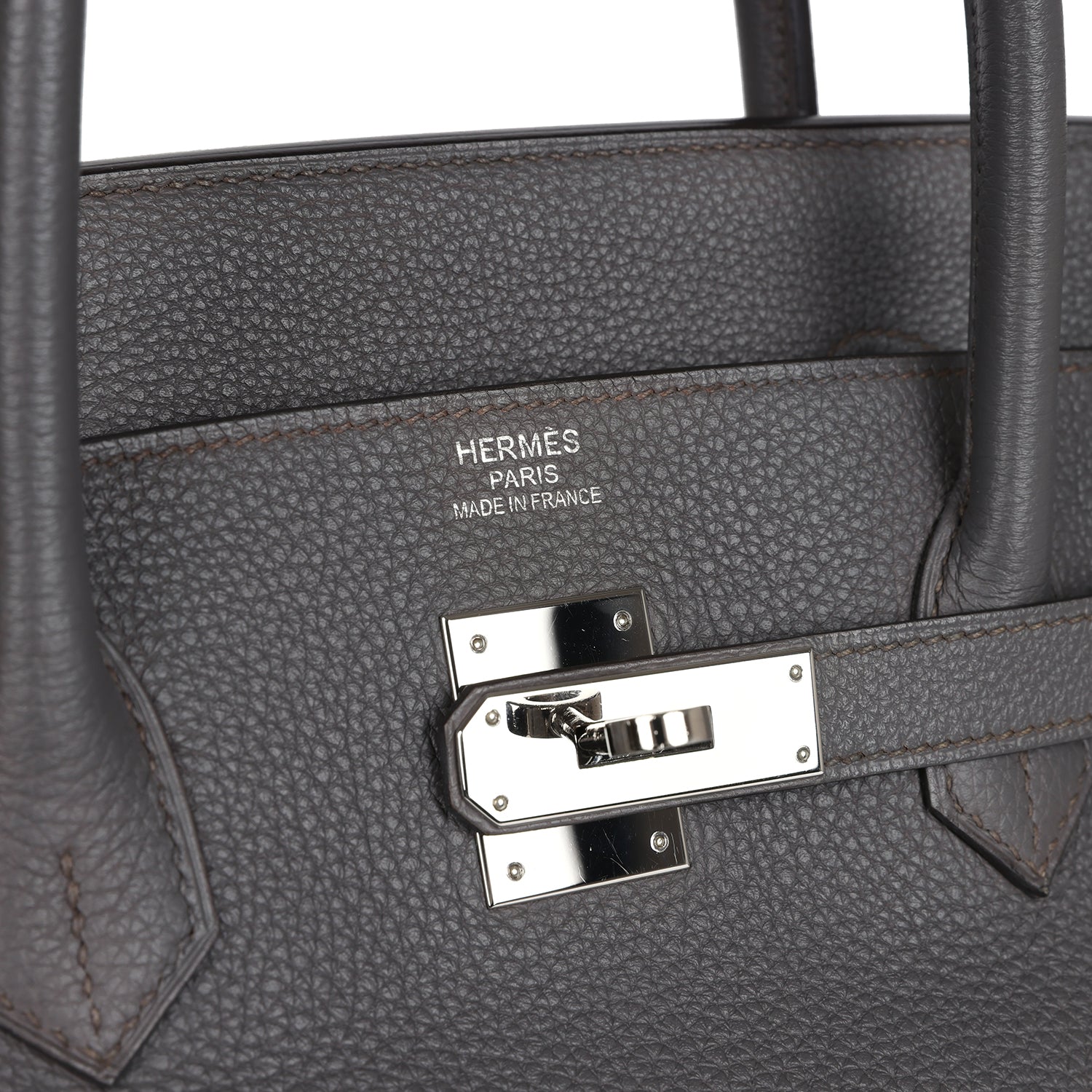 Hermes Birkin 40 Etain Togo Palladium Hardware
