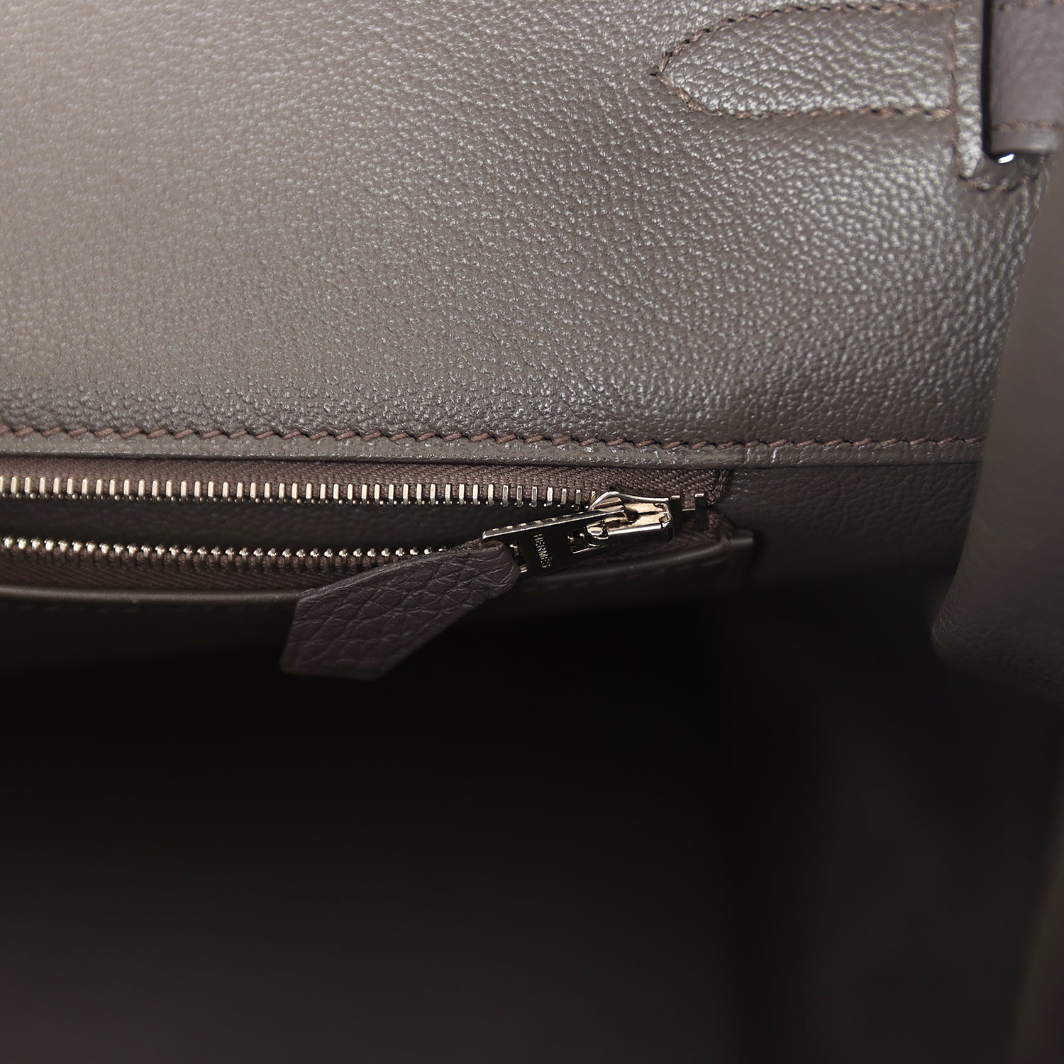 Hermes Birkin 40 Etain Togo Palladium Hardware
