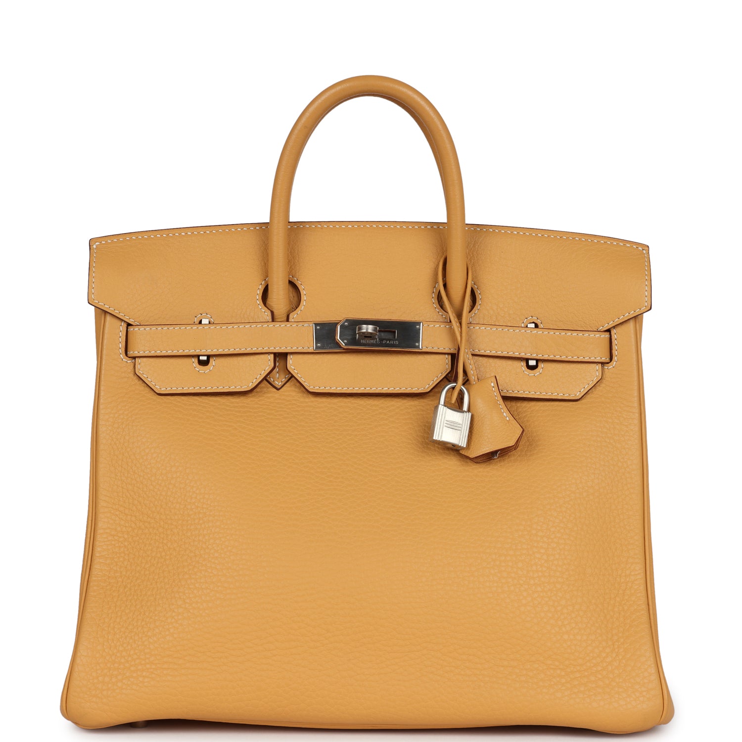 New Hermes Birkin HAC 32 Natural Sable Fjord Brushed Palladium Hardware