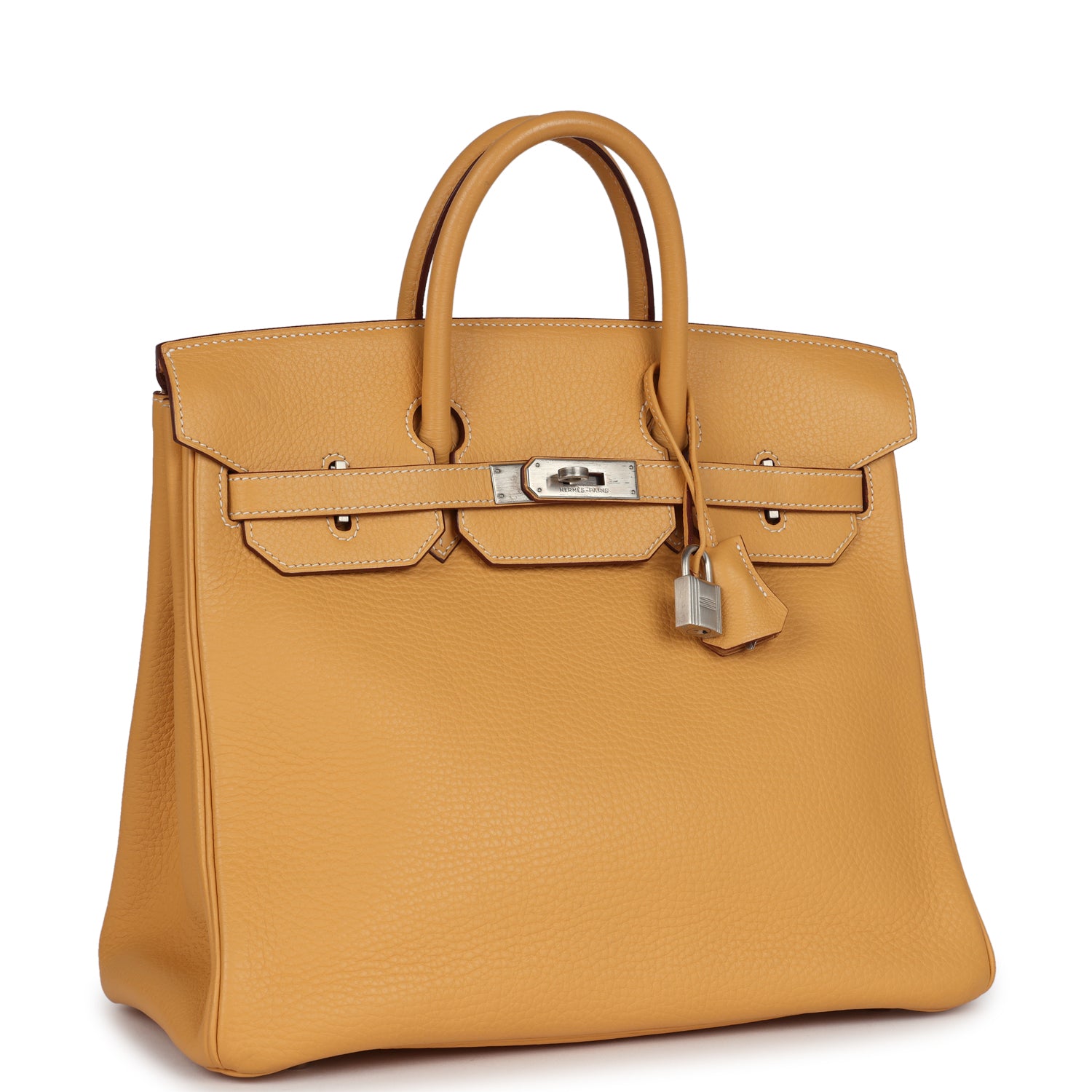 New Hermes Birkin HAC 32 Natural Sable Fjord Brushed Palladium Hardware