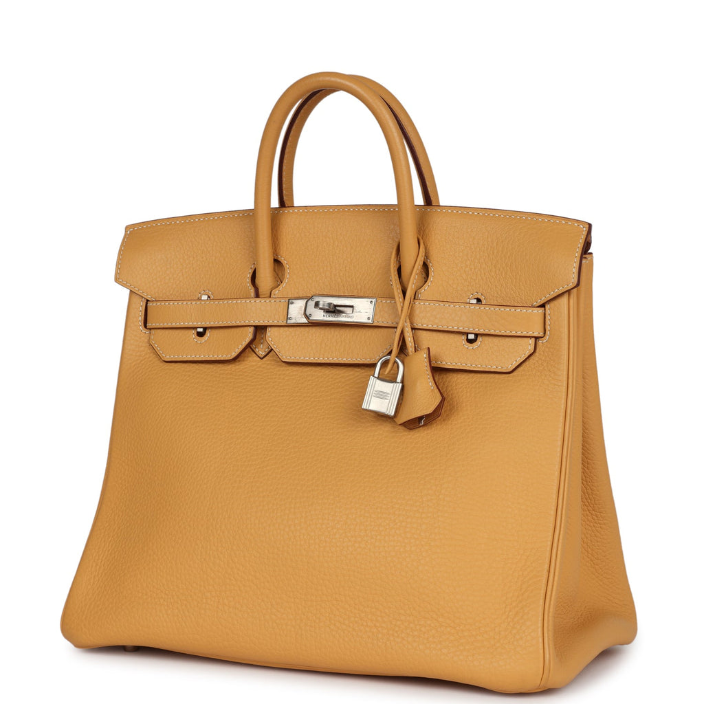 New Hermes Birkin HAC 32 Natural Sable Fjord Brushed Palladium Hardware