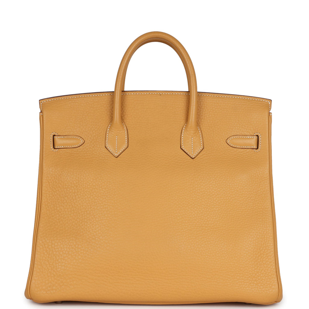 New Hermes Birkin HAC 32 Natural Sable Fjord Brushed Palladium Hardware
