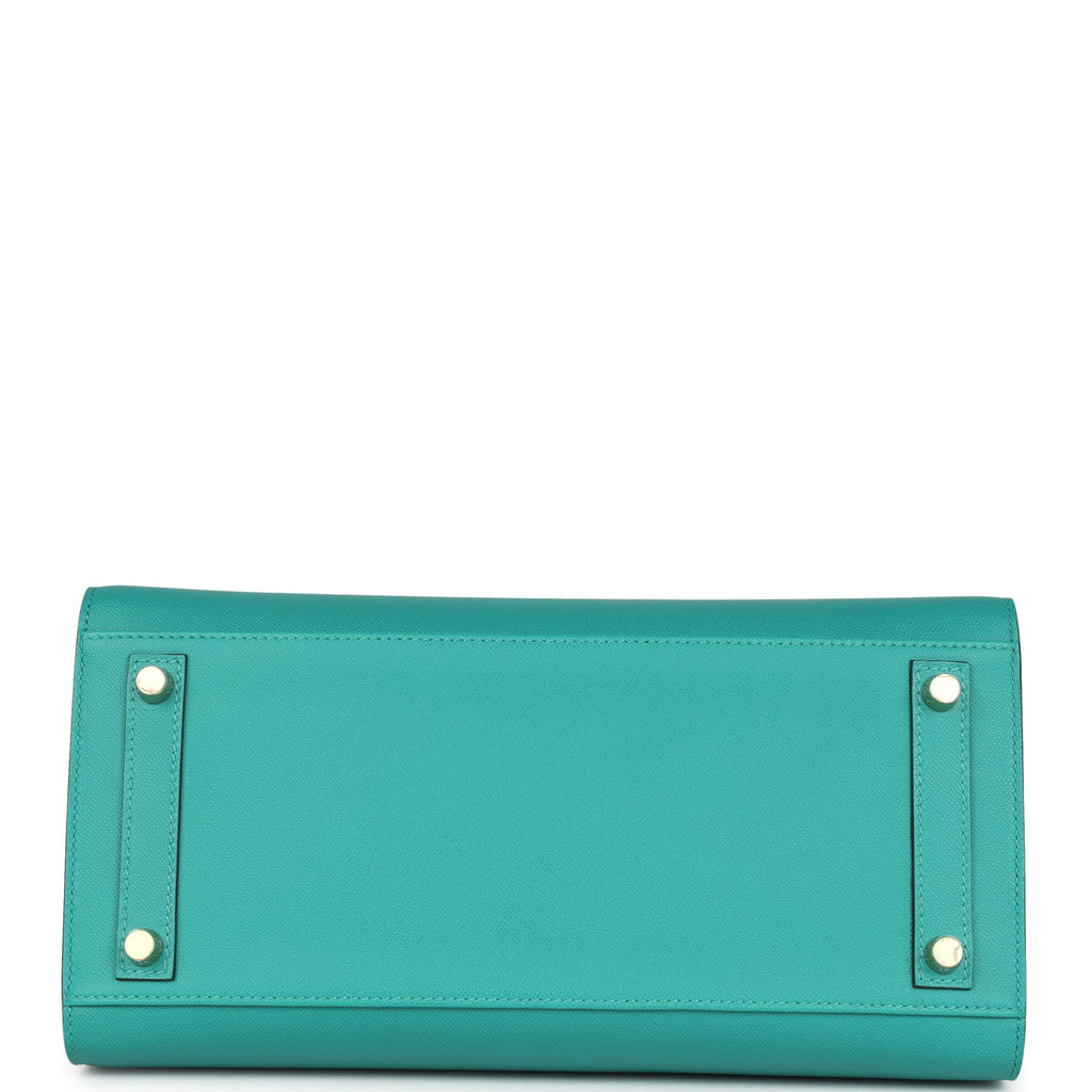 Hermes Birkin Sellier 30 Vert Verone Madame Gold Hardware
