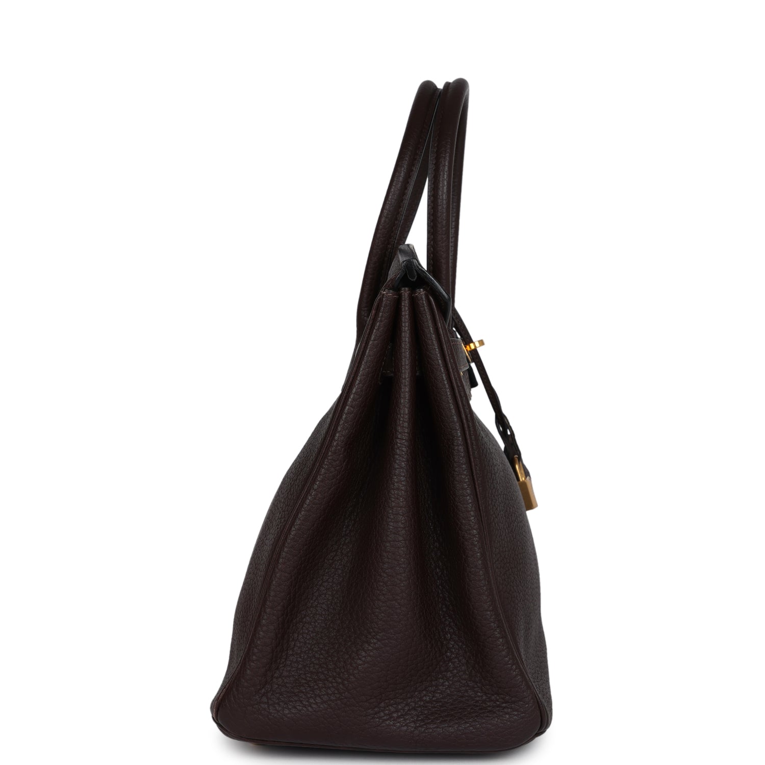 Hermes Birkin 35 Chocolat Fjord Gold Hardware