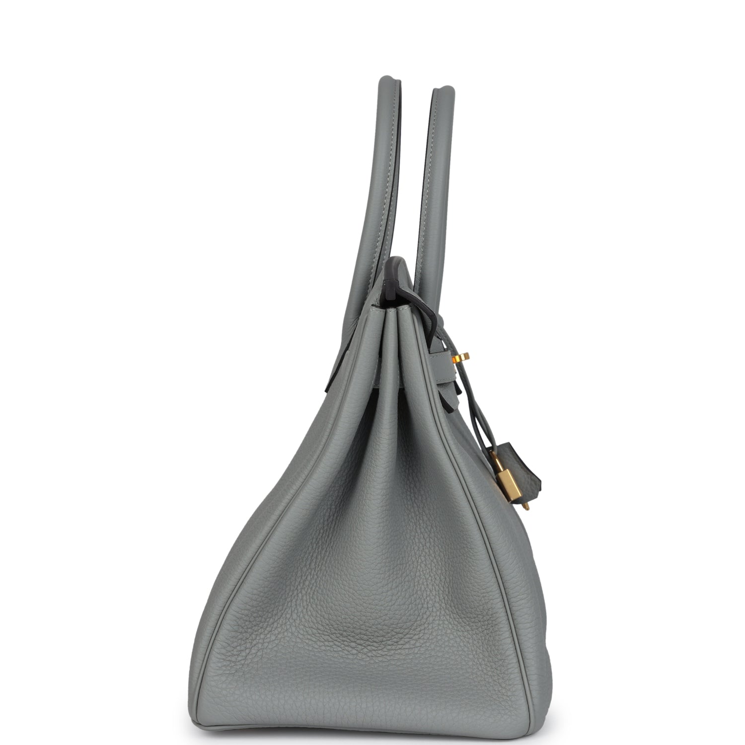 Hermes Birkin 35 Gris Mouette Togo Gold Hardware