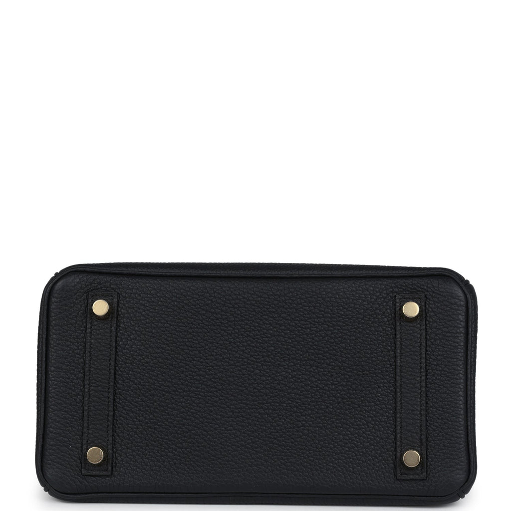 Hermes Birkin 25 Black Togo Gold Hardware