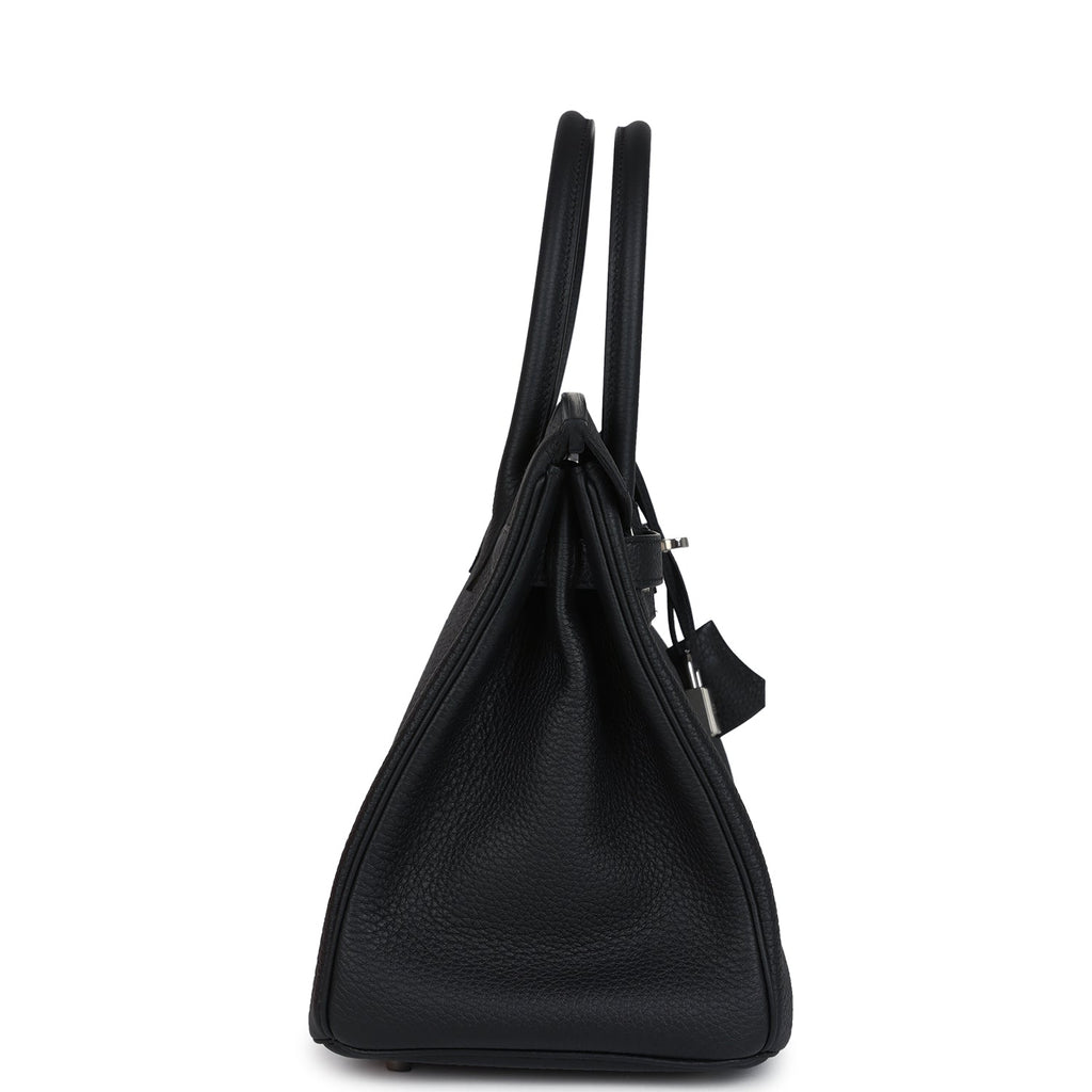 Hermes Birkin 30 Black Togo Palladium Hardware