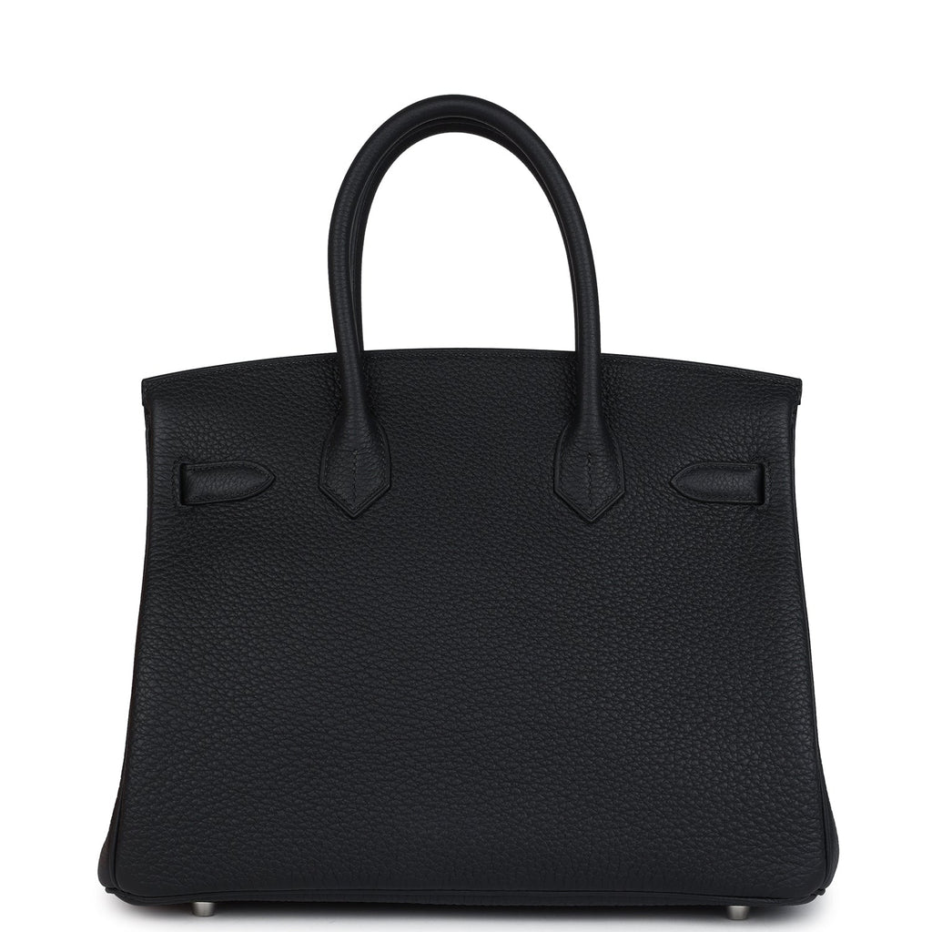 Hermes Birkin 30 Black Togo Palladium Hardware