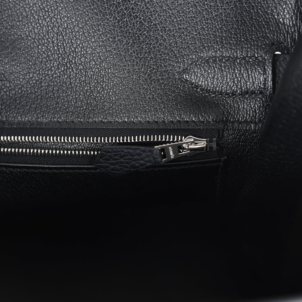 Hermes Birkin 30 Black Togo Palladium Hardware