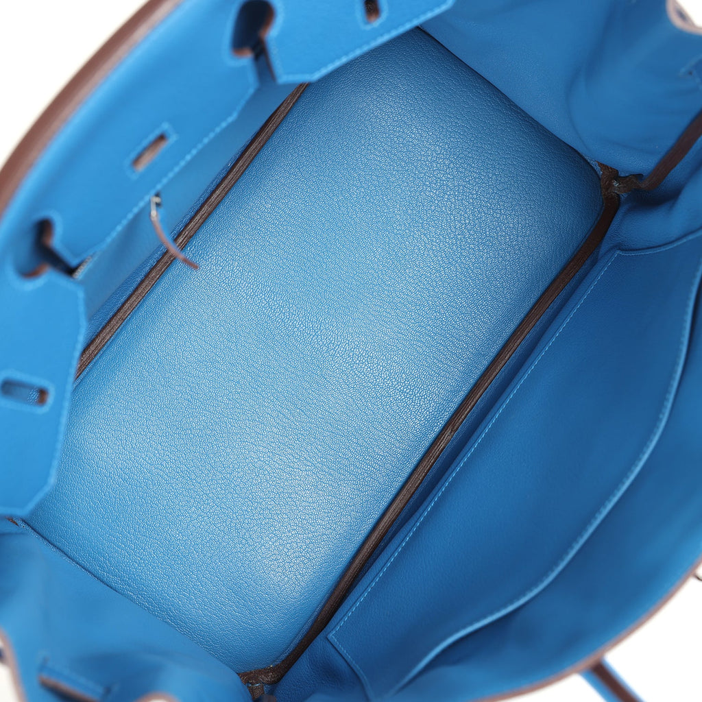 New Hermes Birkin 35 Mykonos Togo Palladium Hardware