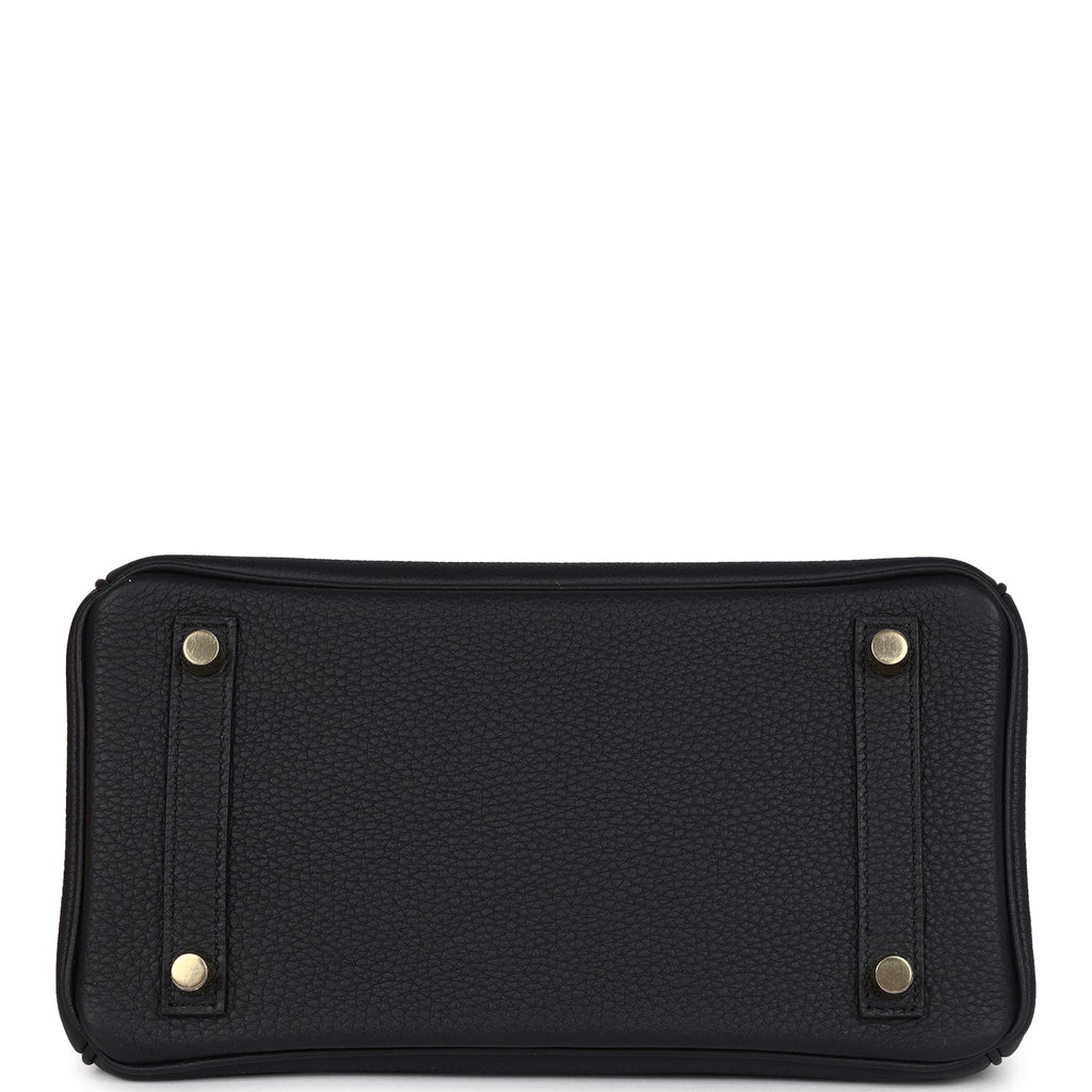 Hermes Birkin 25 Black Togo Gold Hardware