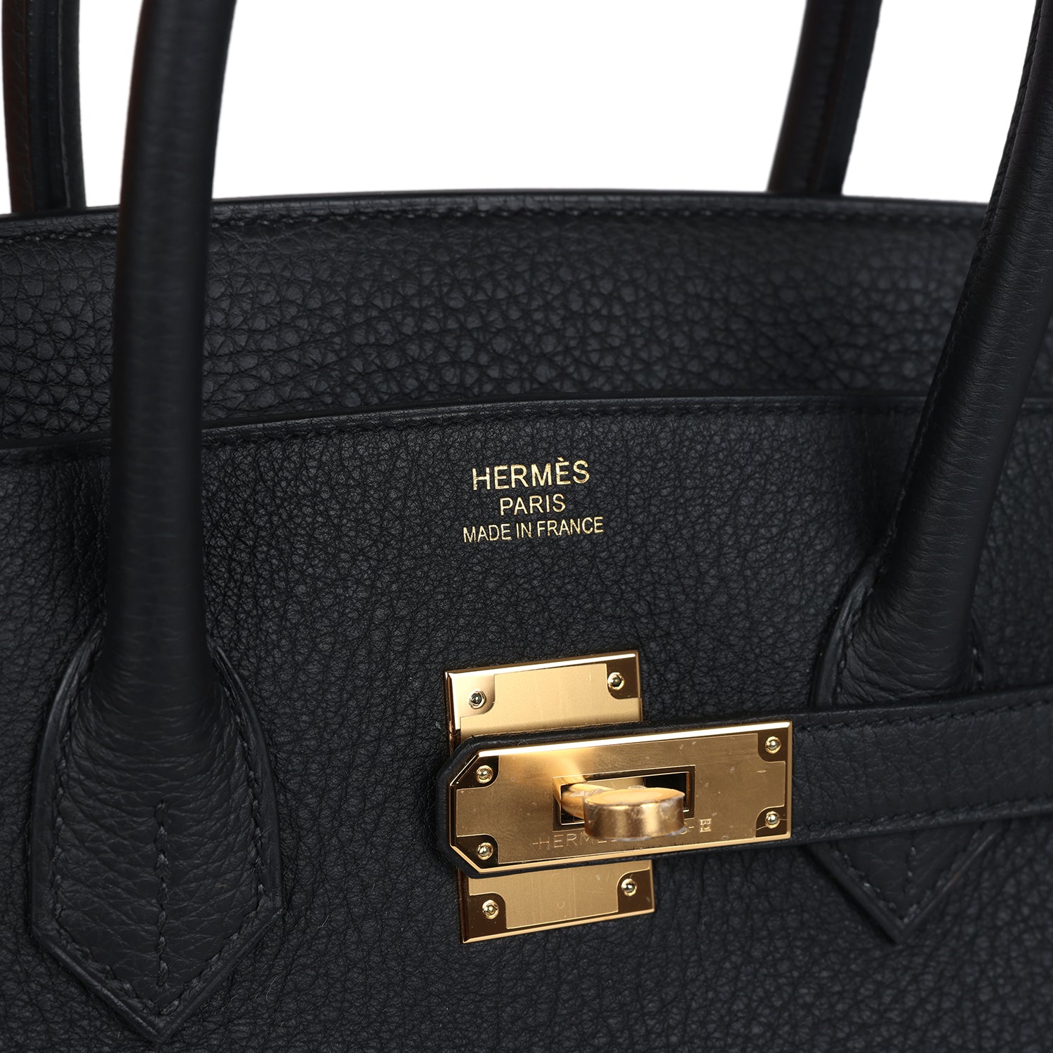 Hermes Birkin 35 Black Togo Gold Hardware