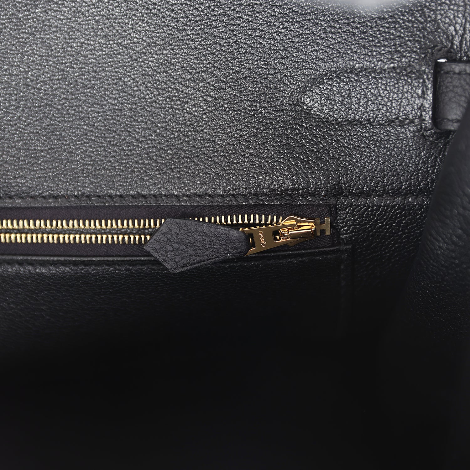 Hermes Birkin 35 Black Togo Gold Hardware