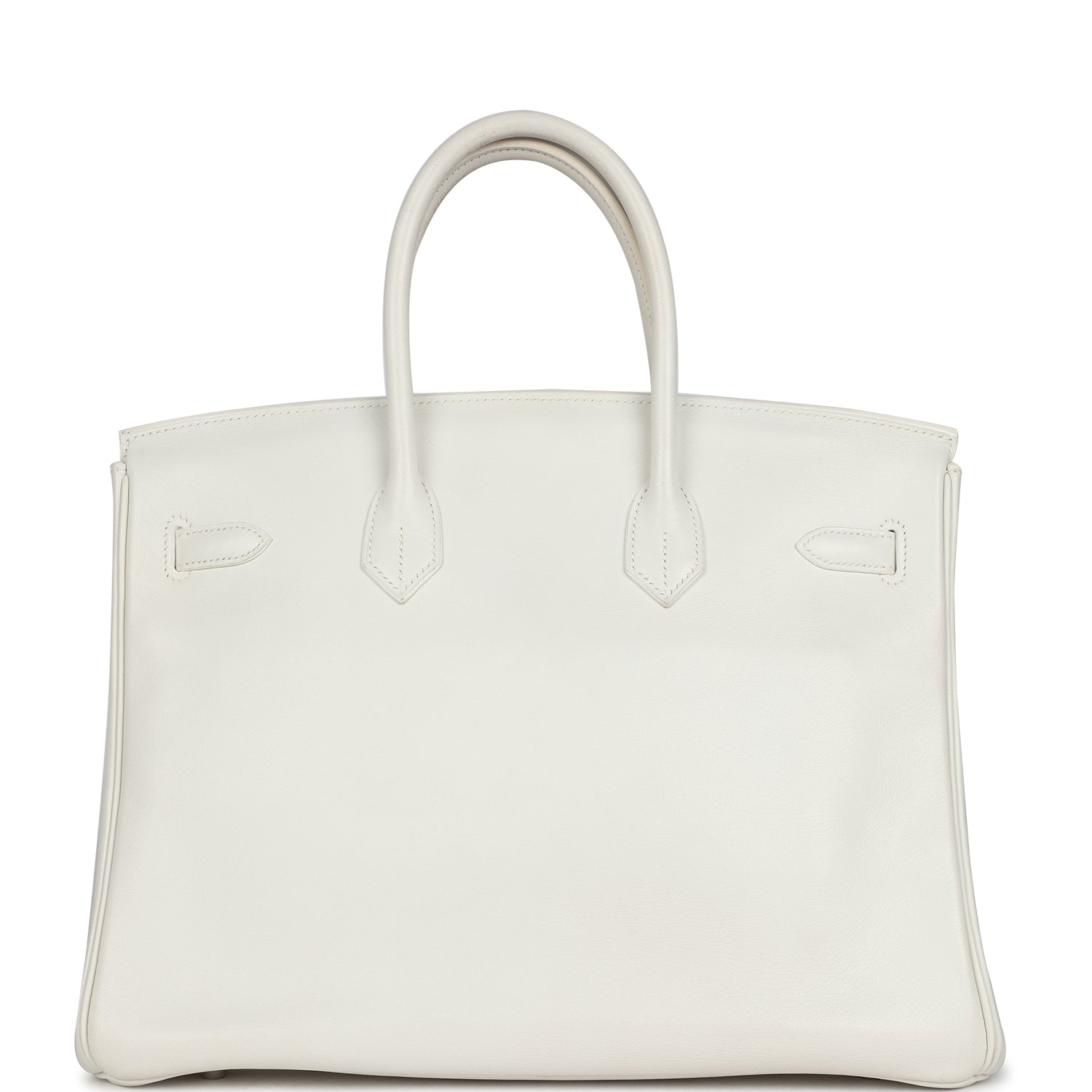 Hermes Birkin 35 White Swift Palladium Hardware