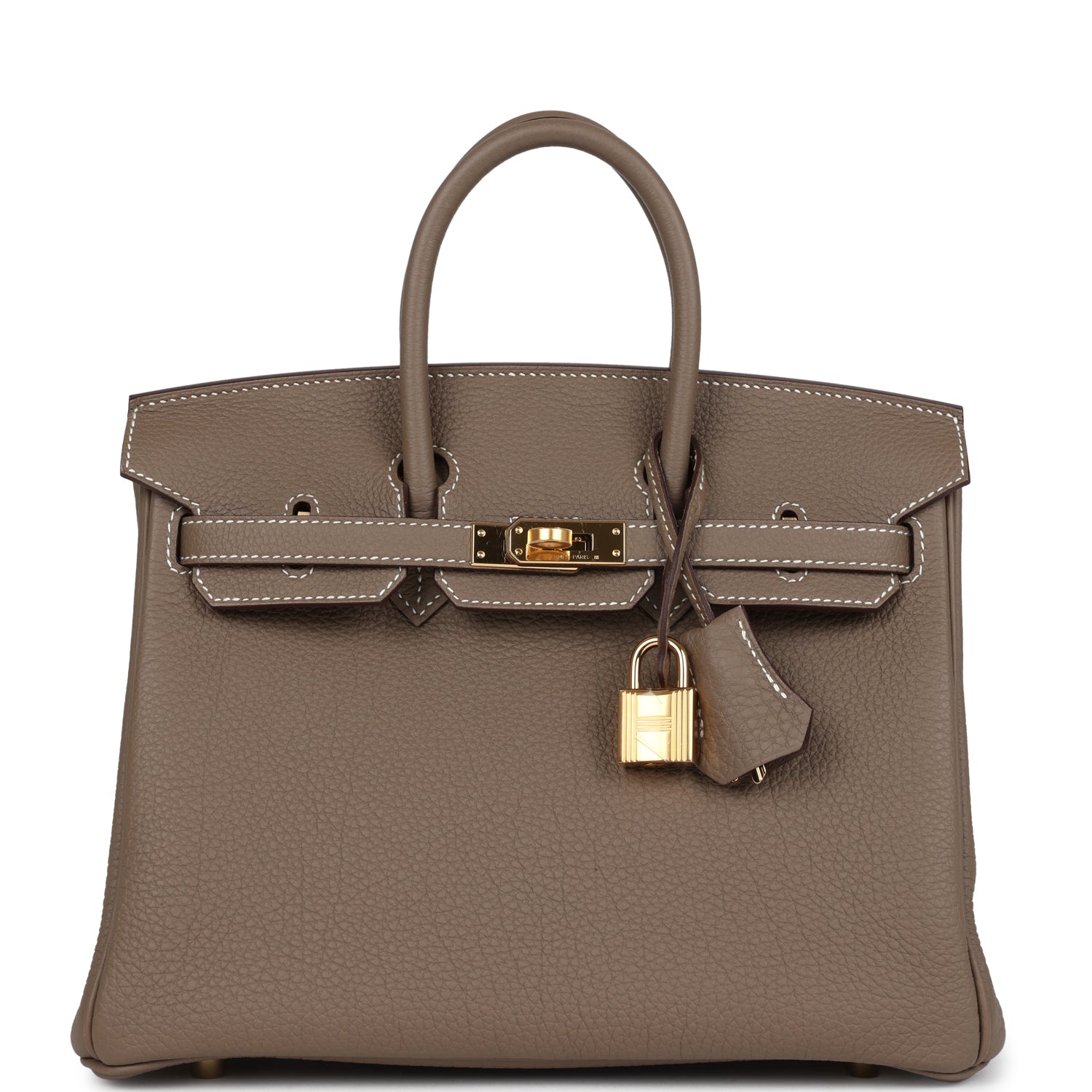 Hermes Birkin 25 Etoupe Togo Gold Hardware