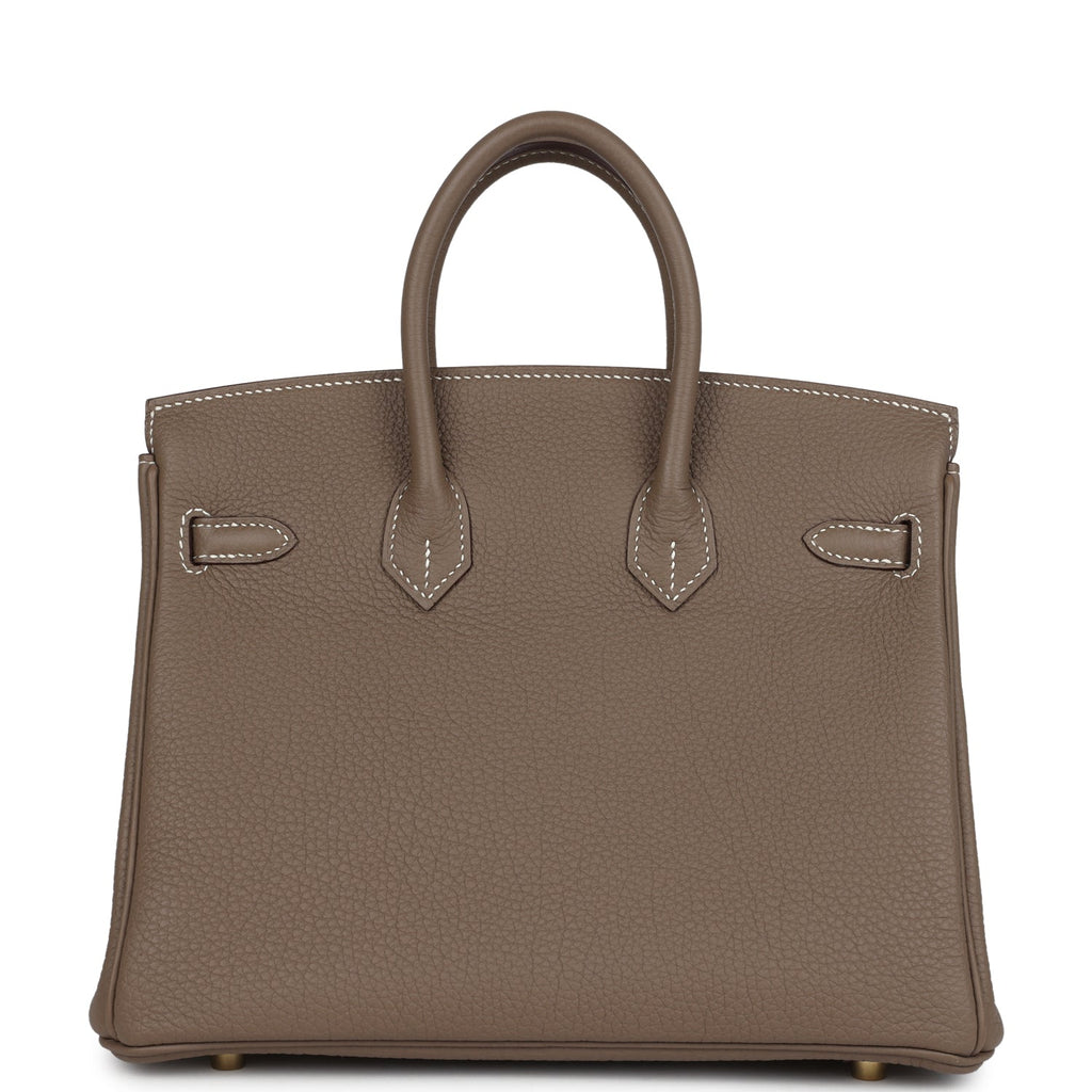 Hermes Birkin 25 Etoupe Togo Gold Hardware