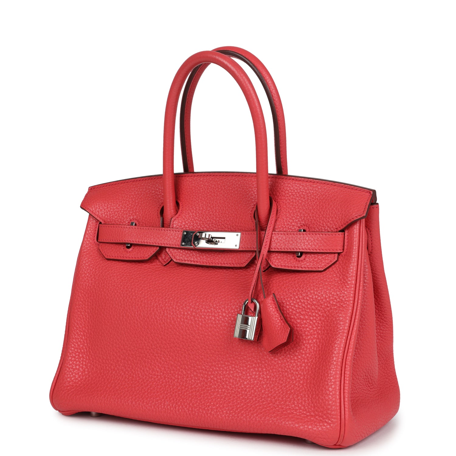 New Hermes Birkin 30 Bougainvillea Clemence Palladium Hardware