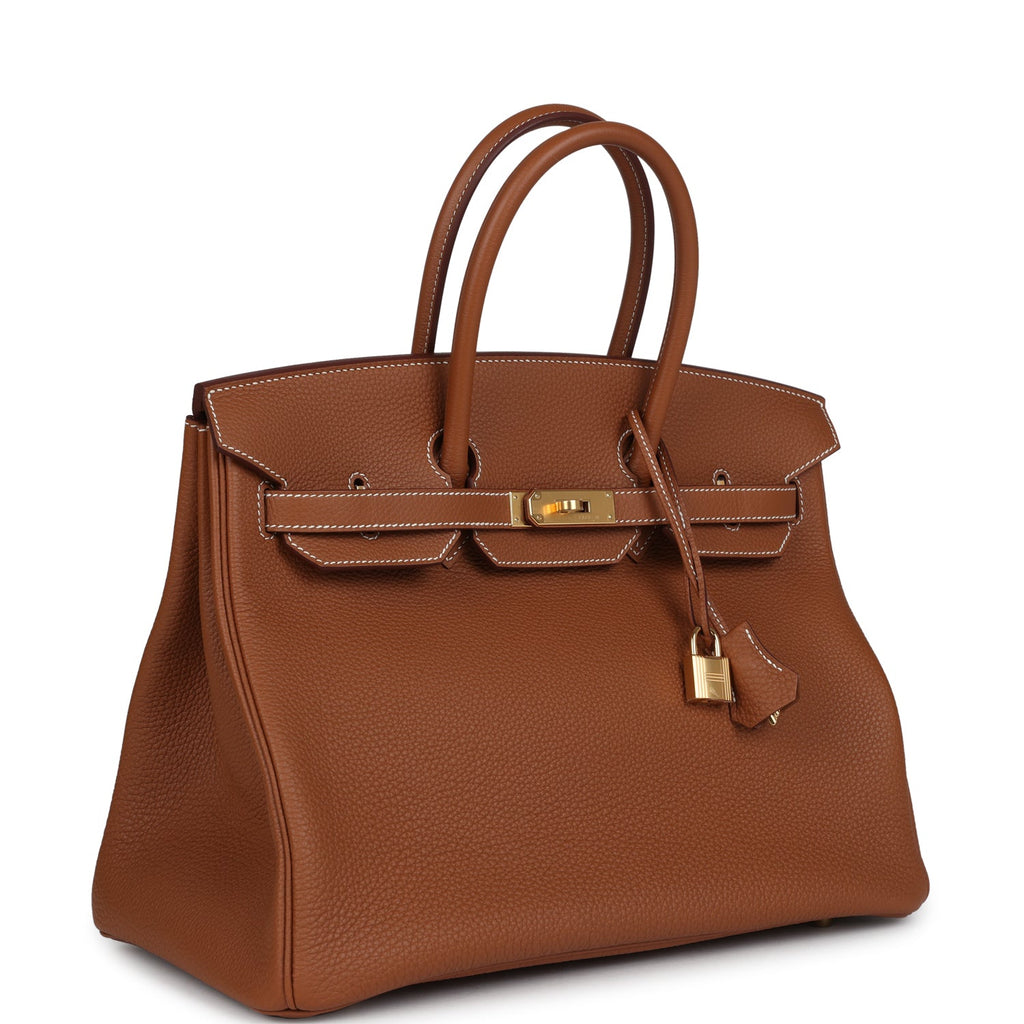 Hermes Birkin 35 Gold Togo Gold Hardware