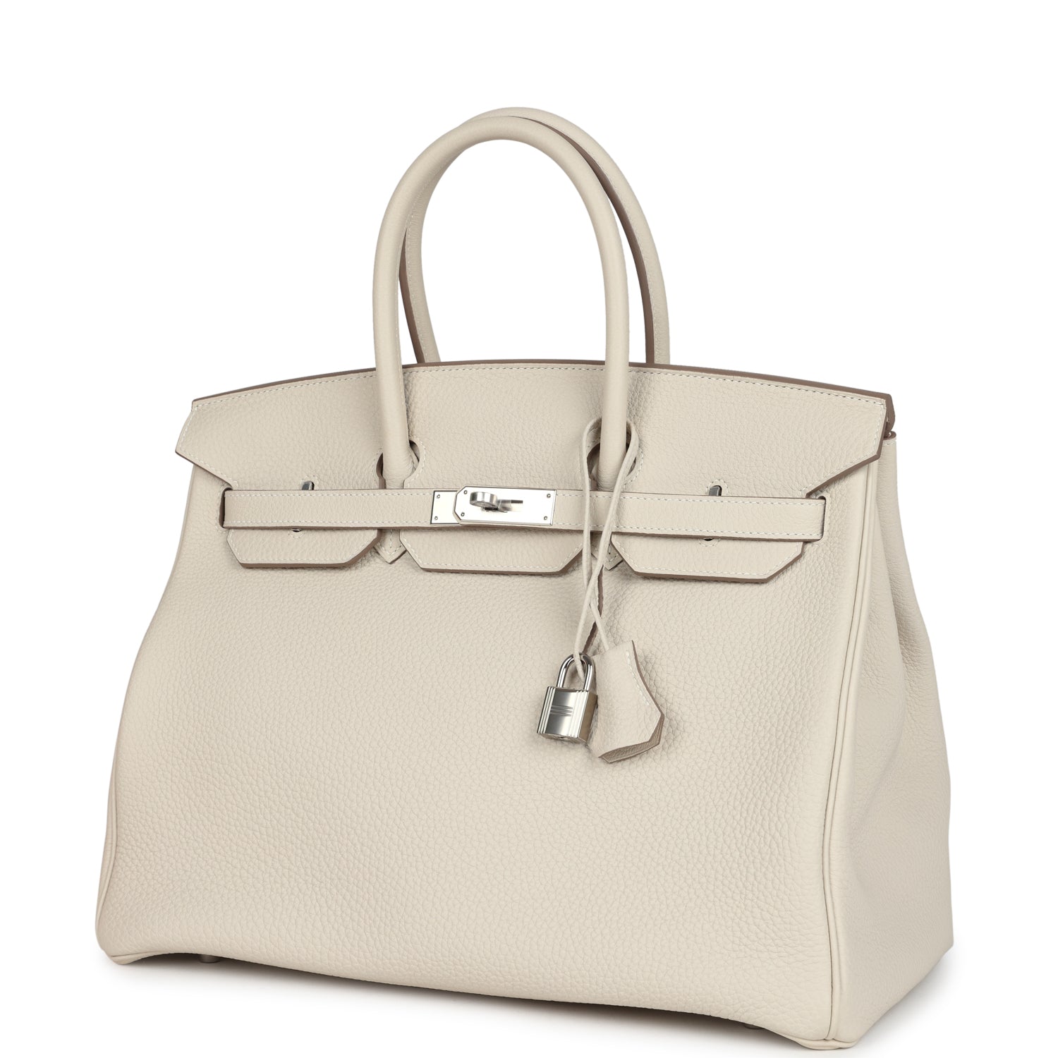 Hermes Birkin 35 Mushroom Togo Palladium Hardware