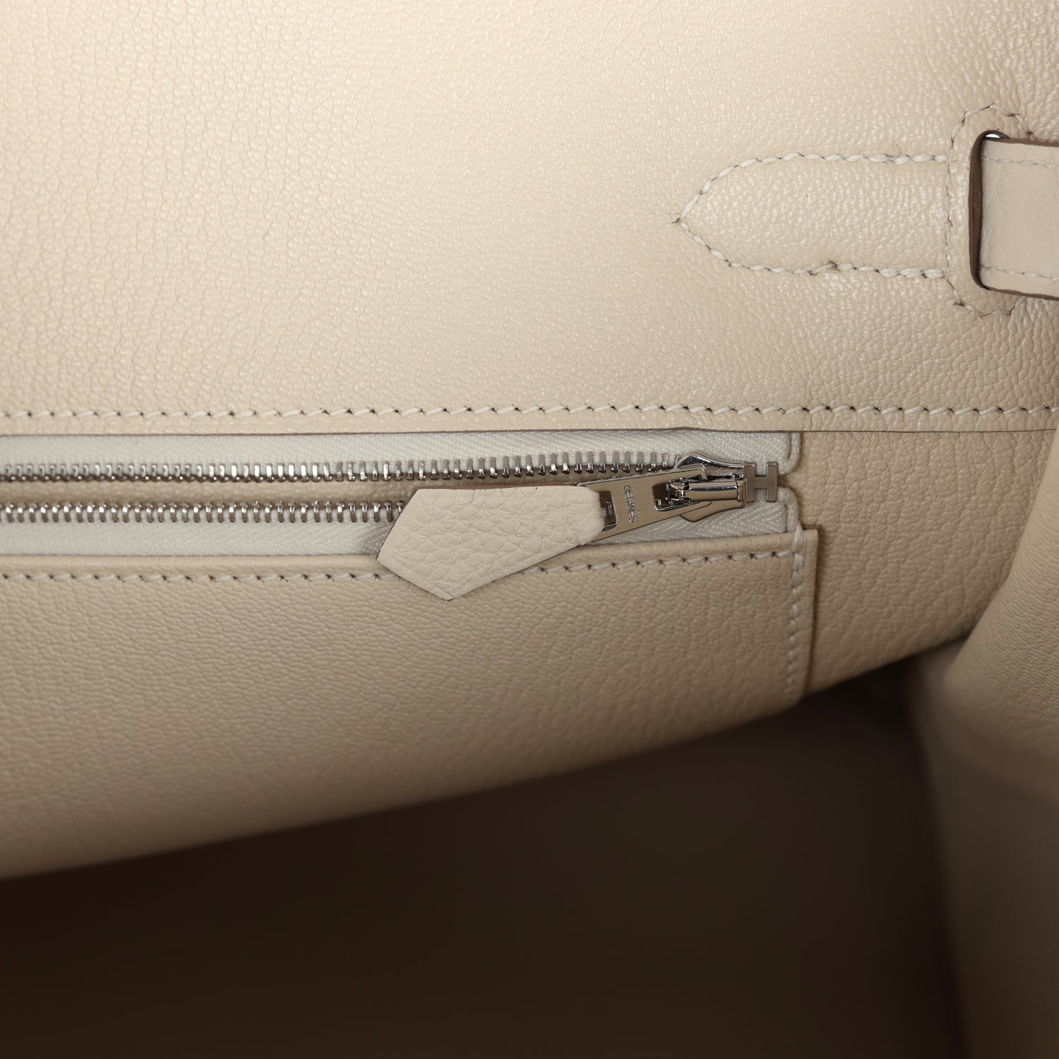 Hermes Birkin 35 Mushroom Togo Palladium Hardware