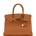 Hermes Birkin 30 Toffee Epsom Palladium Hardware